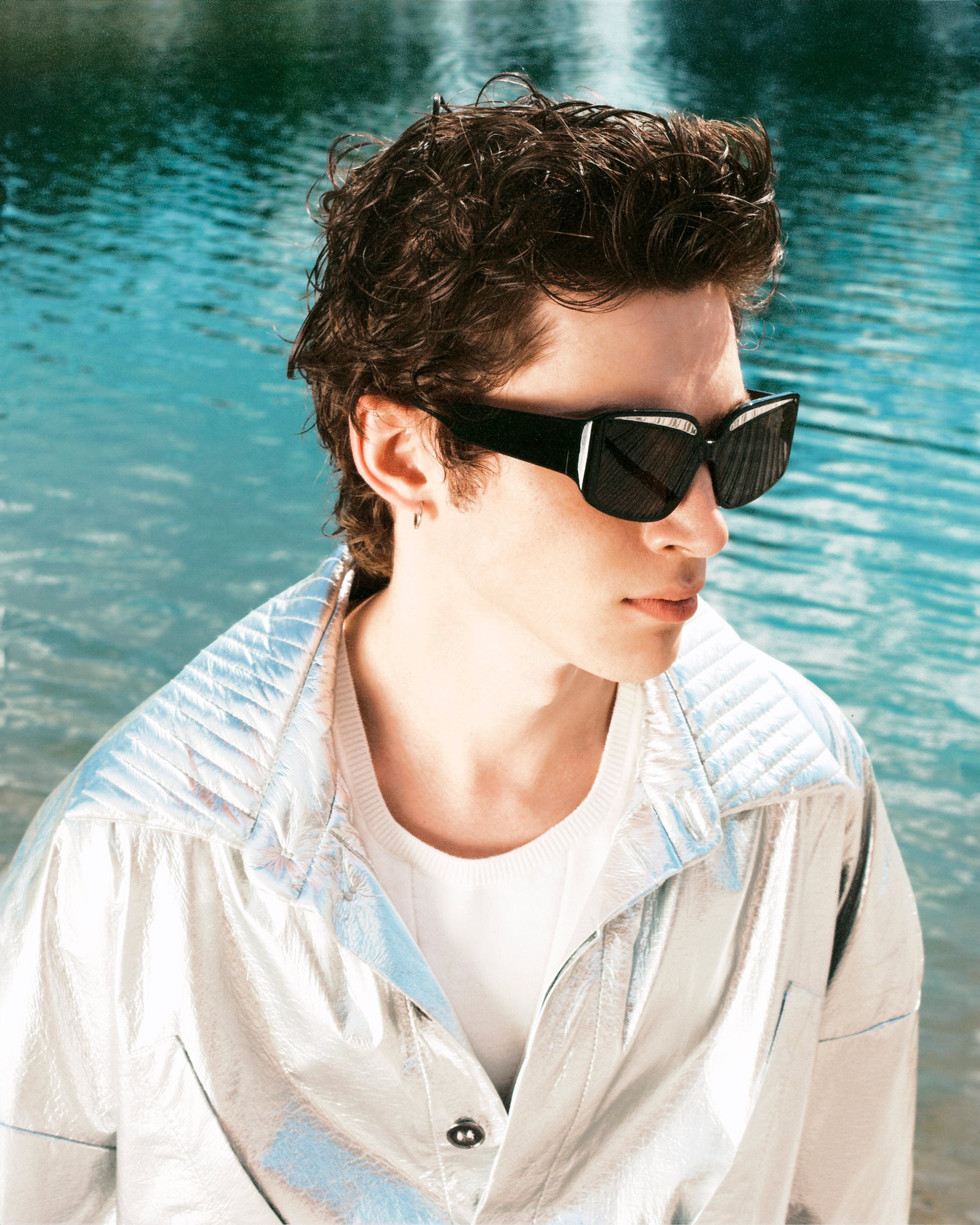 Fakoshima x ChernimCherno "Eyebrow" Sunglasses (Black–Gold)