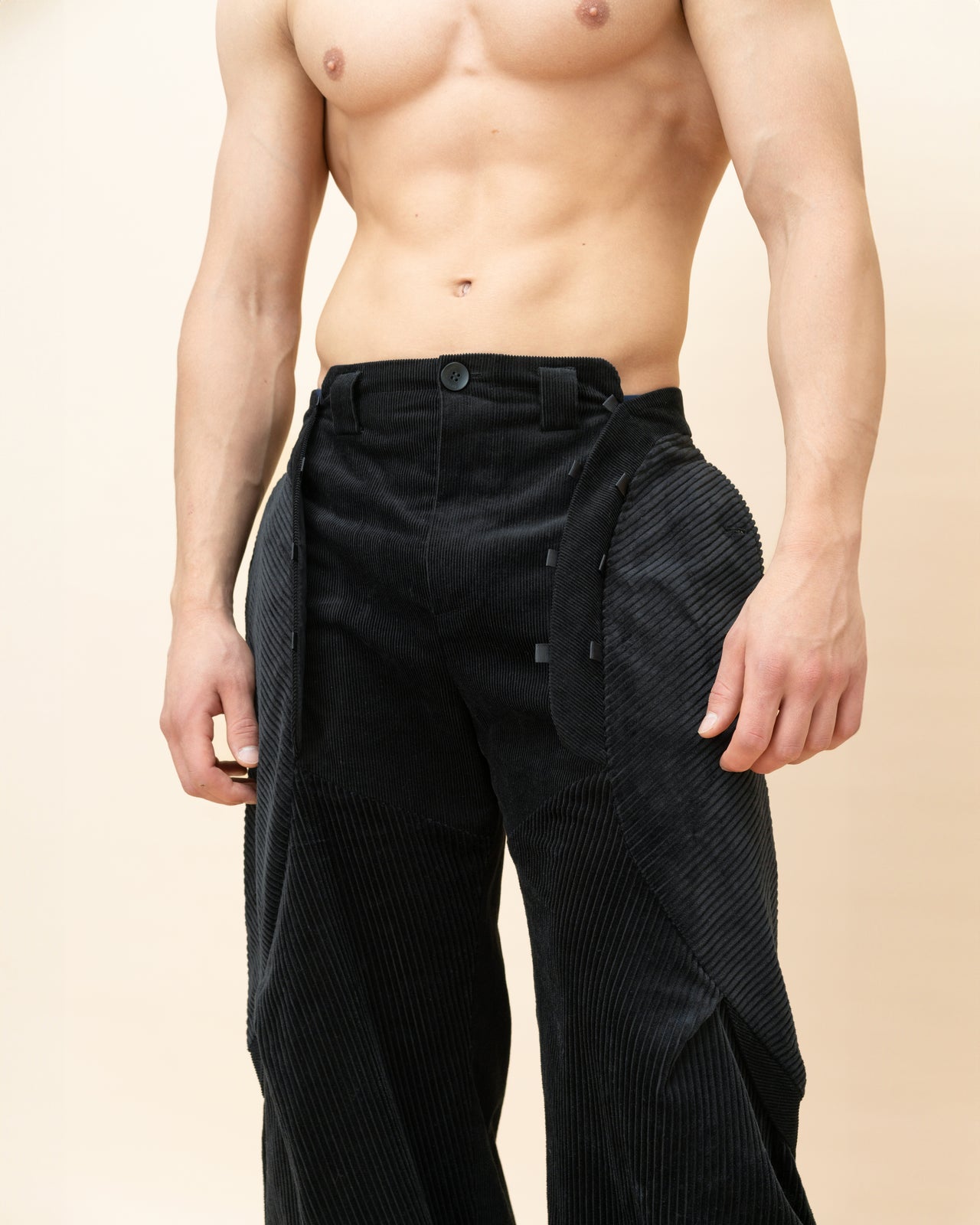 "Sneakers" Black Trousers
