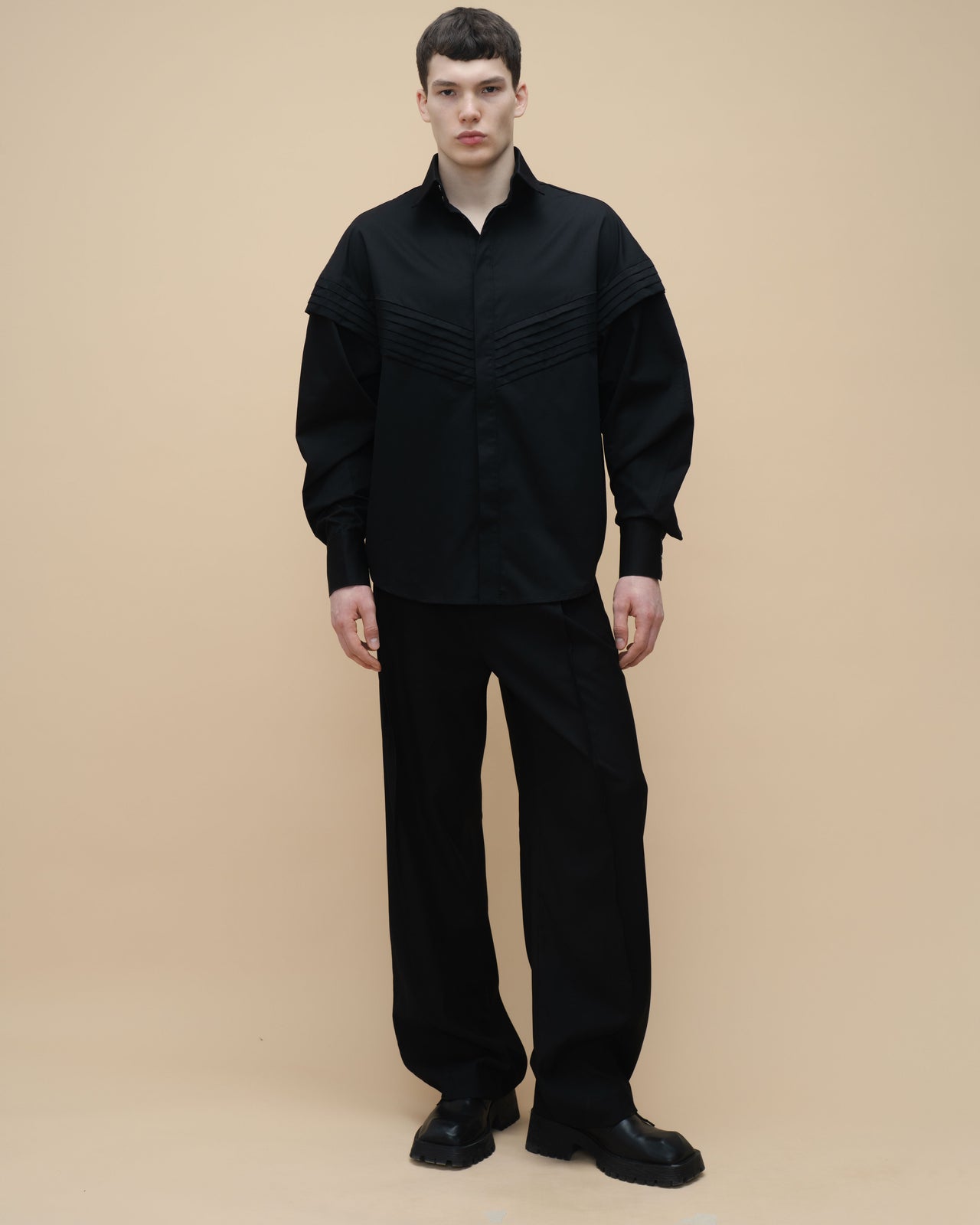 "Cowboy" Black Shirt