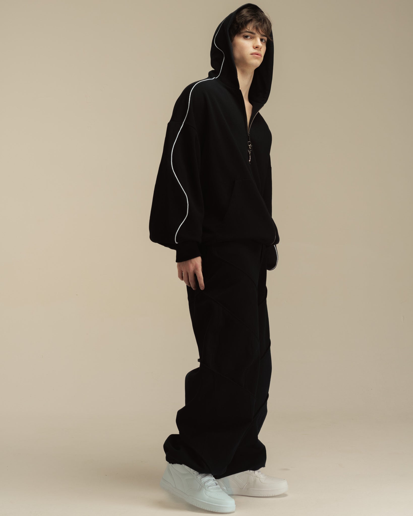 "Sketch" Black Hoodie