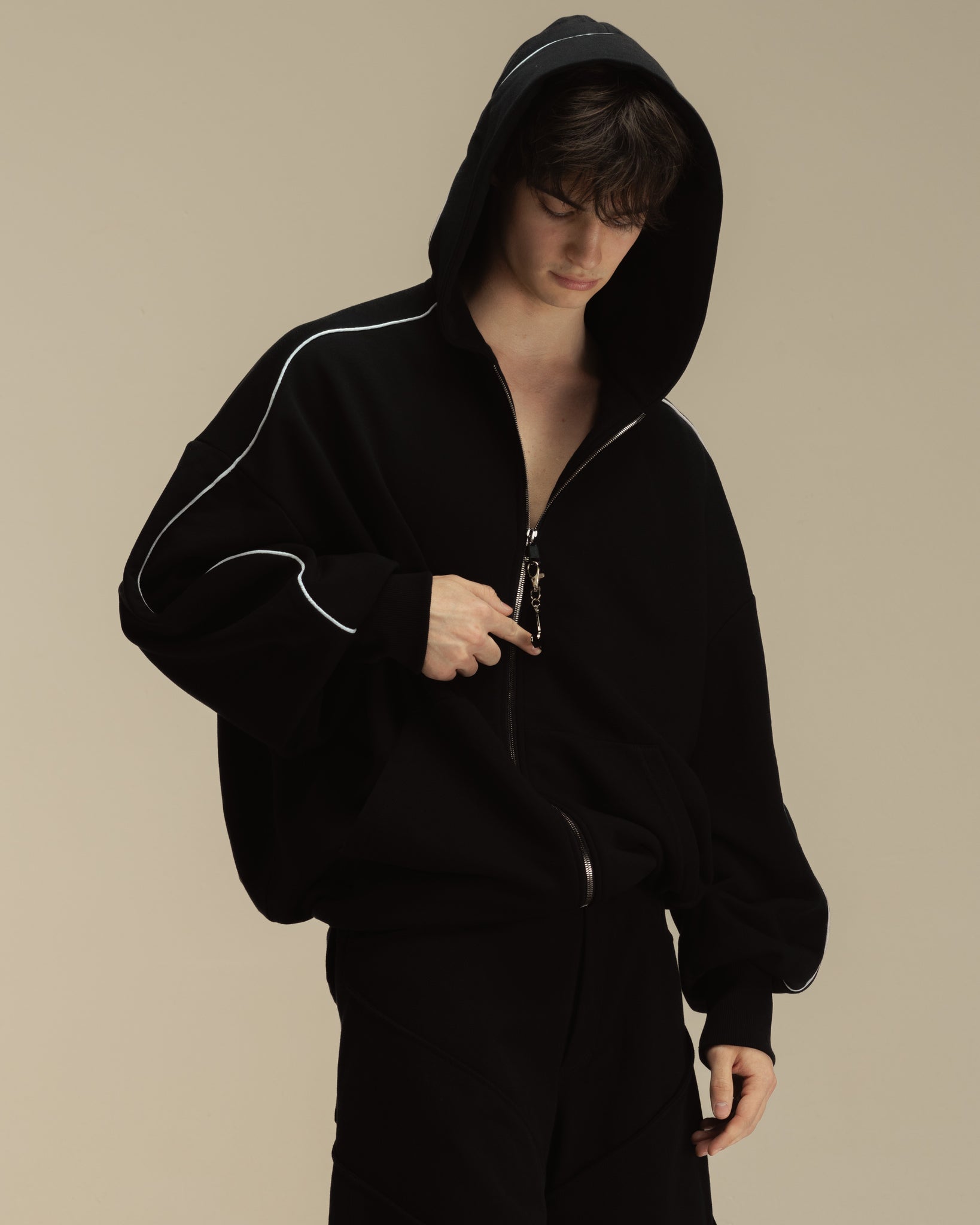 "Sketch" Black Hoodie