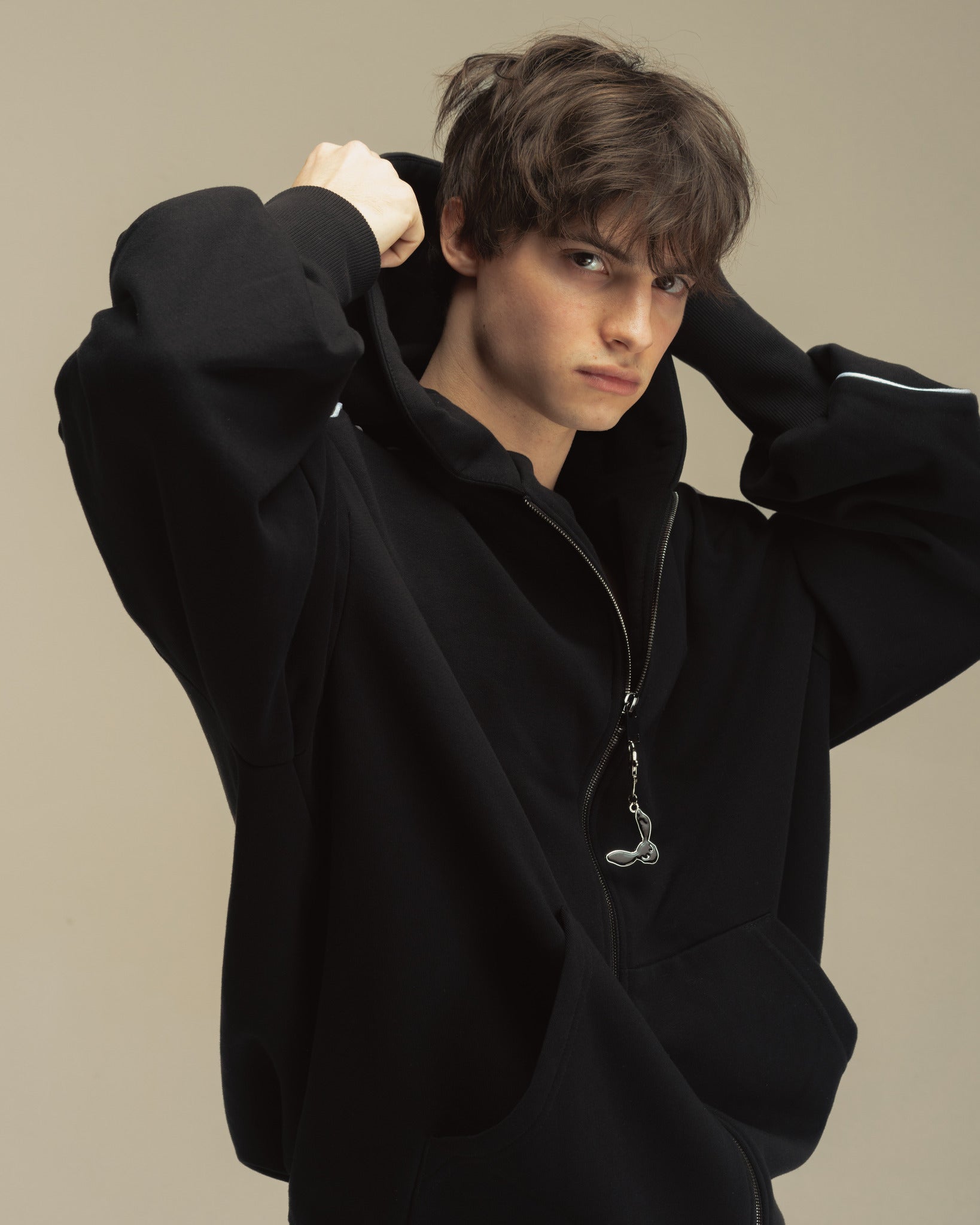 "Sketch" Black Hoodie