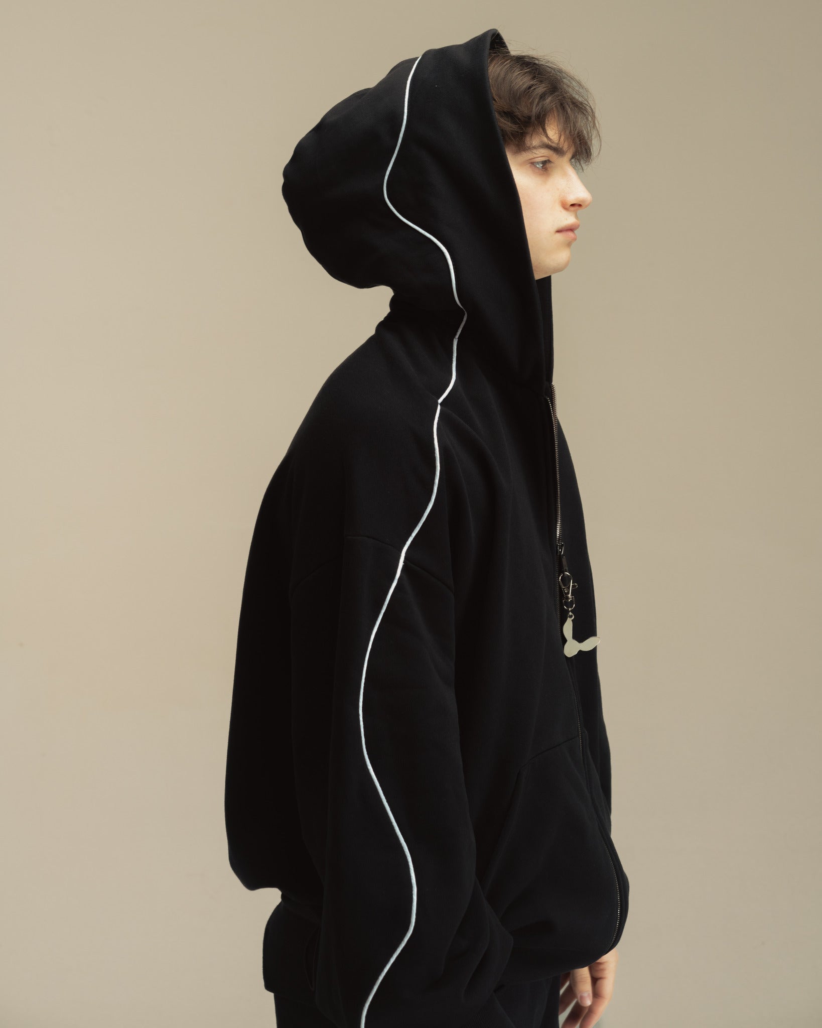 "Sketch" Black Hoodie