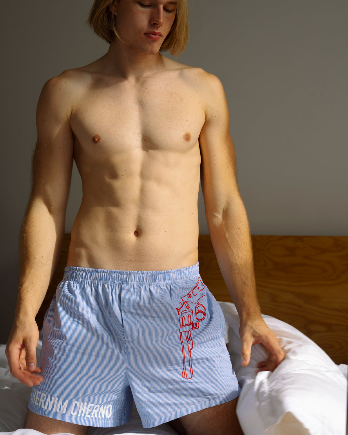 "Cowboy" Blue Denim Shorts