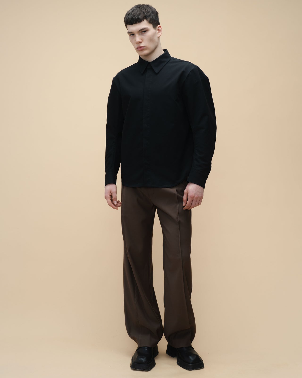 "Strictness" Black Shirt