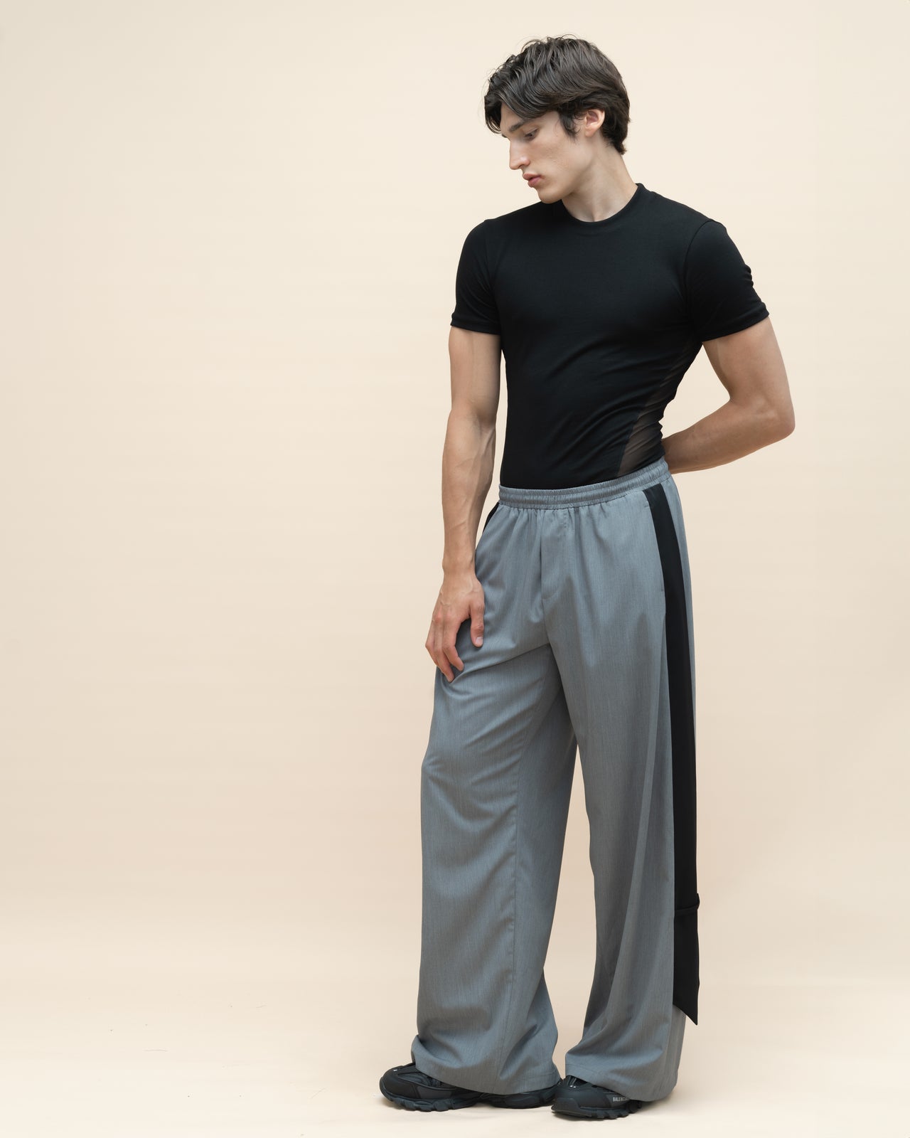 "Tie" Grey Trousers