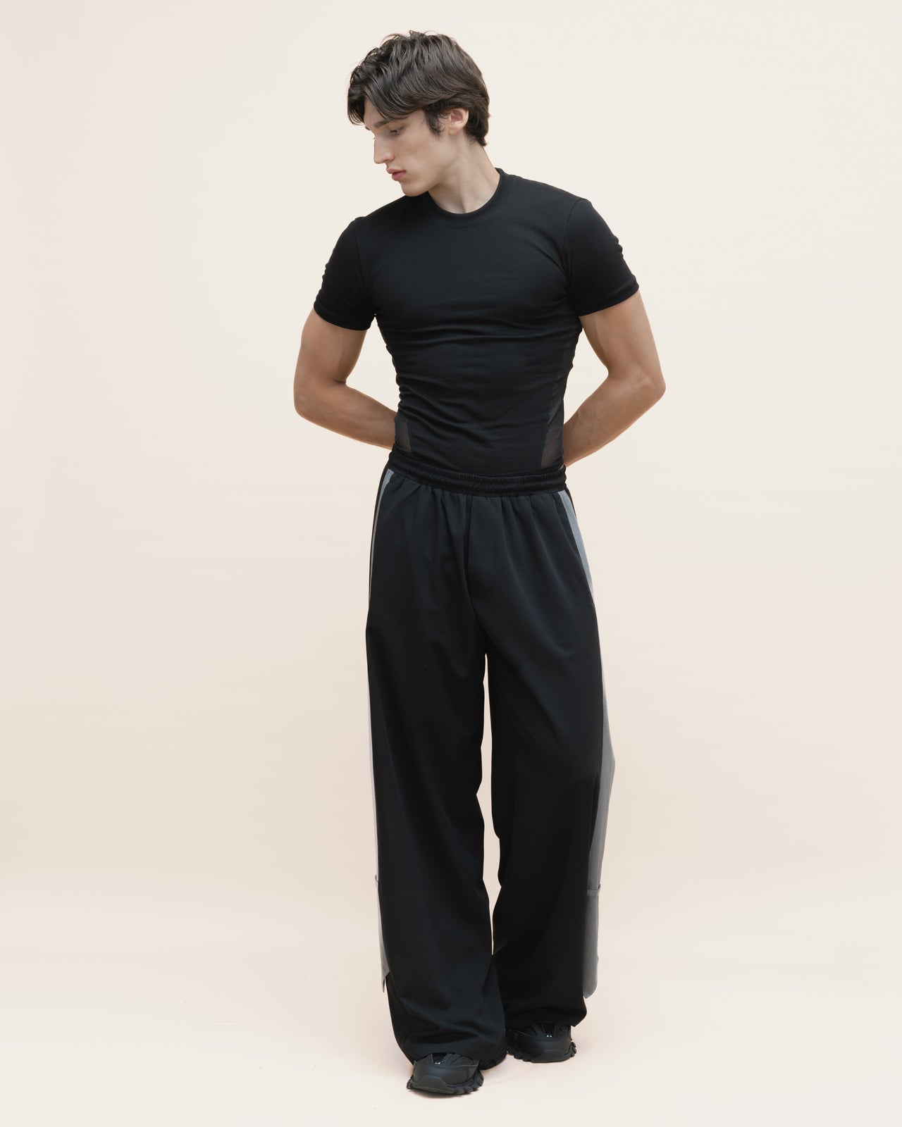 "Tie" Black Trousers