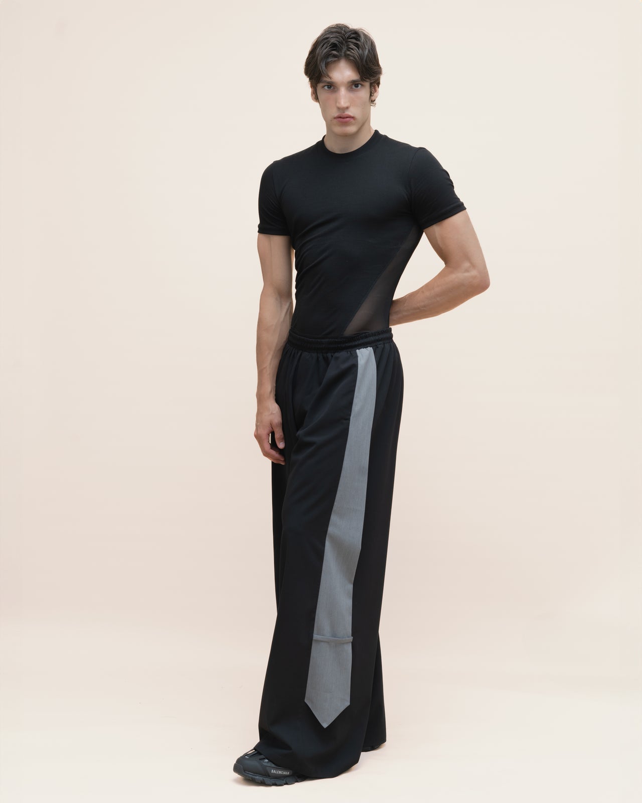 "Tie" Black Trousers