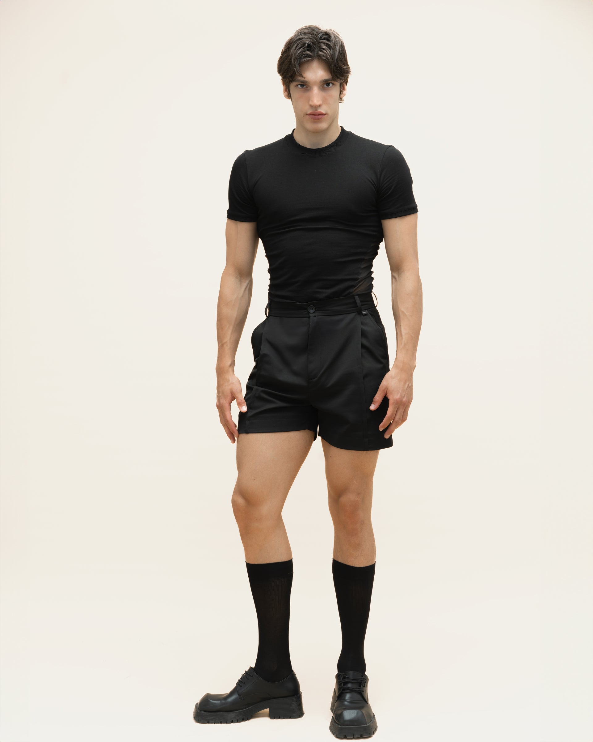 "Evening" Black Shorts