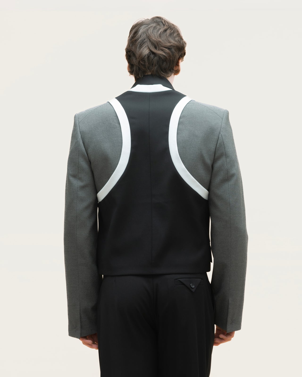 Grey-Black Tank Jacket