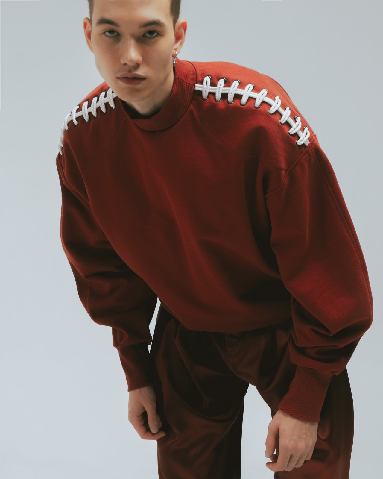 "Rugby" Brown Sweatshirt