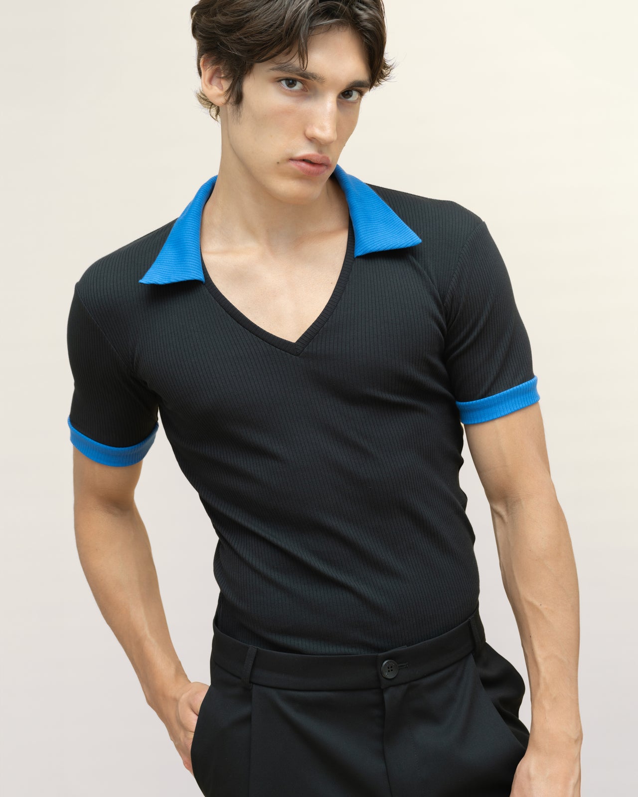 "On a Cruise" T-Shirt with Blue Details