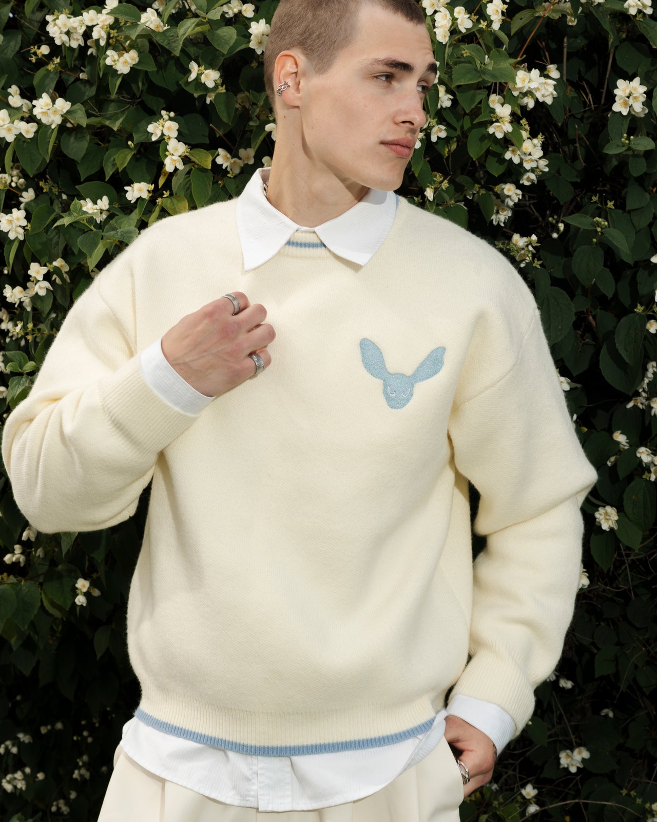 "Pleasant" Ivory  Sweater