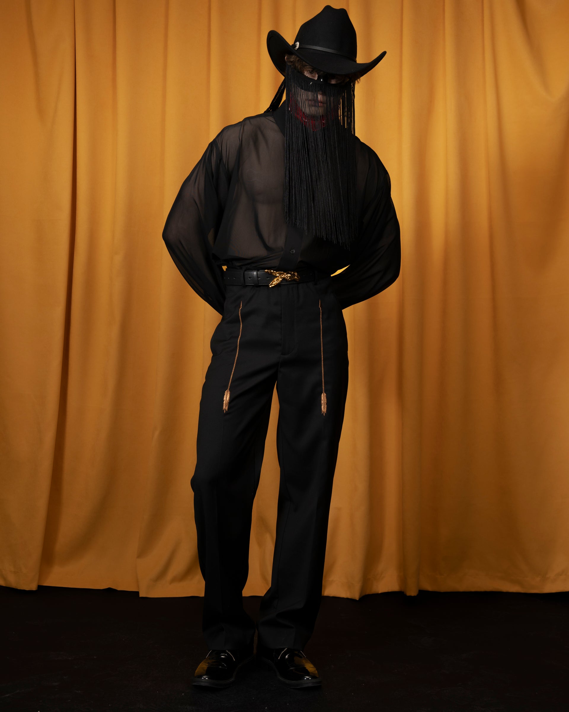"Sebastian" Black Trousers