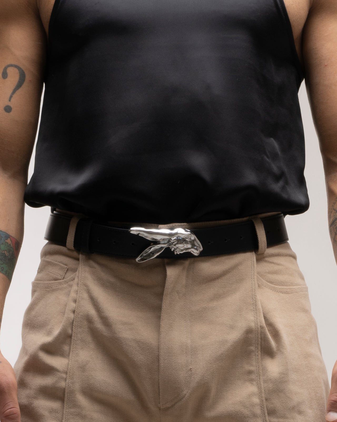 "Hare" Silver Belt