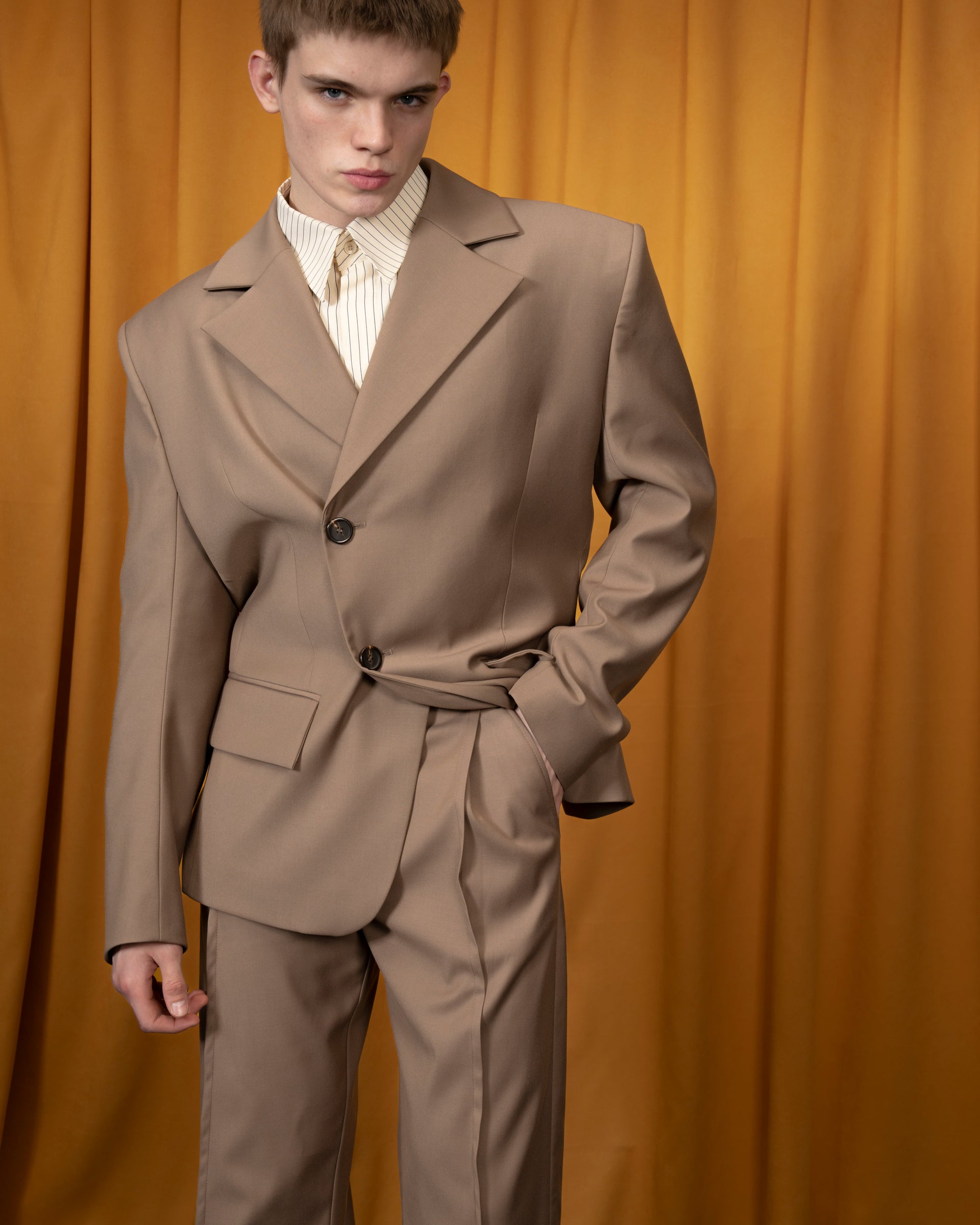 "Going Out" Beige Trousers