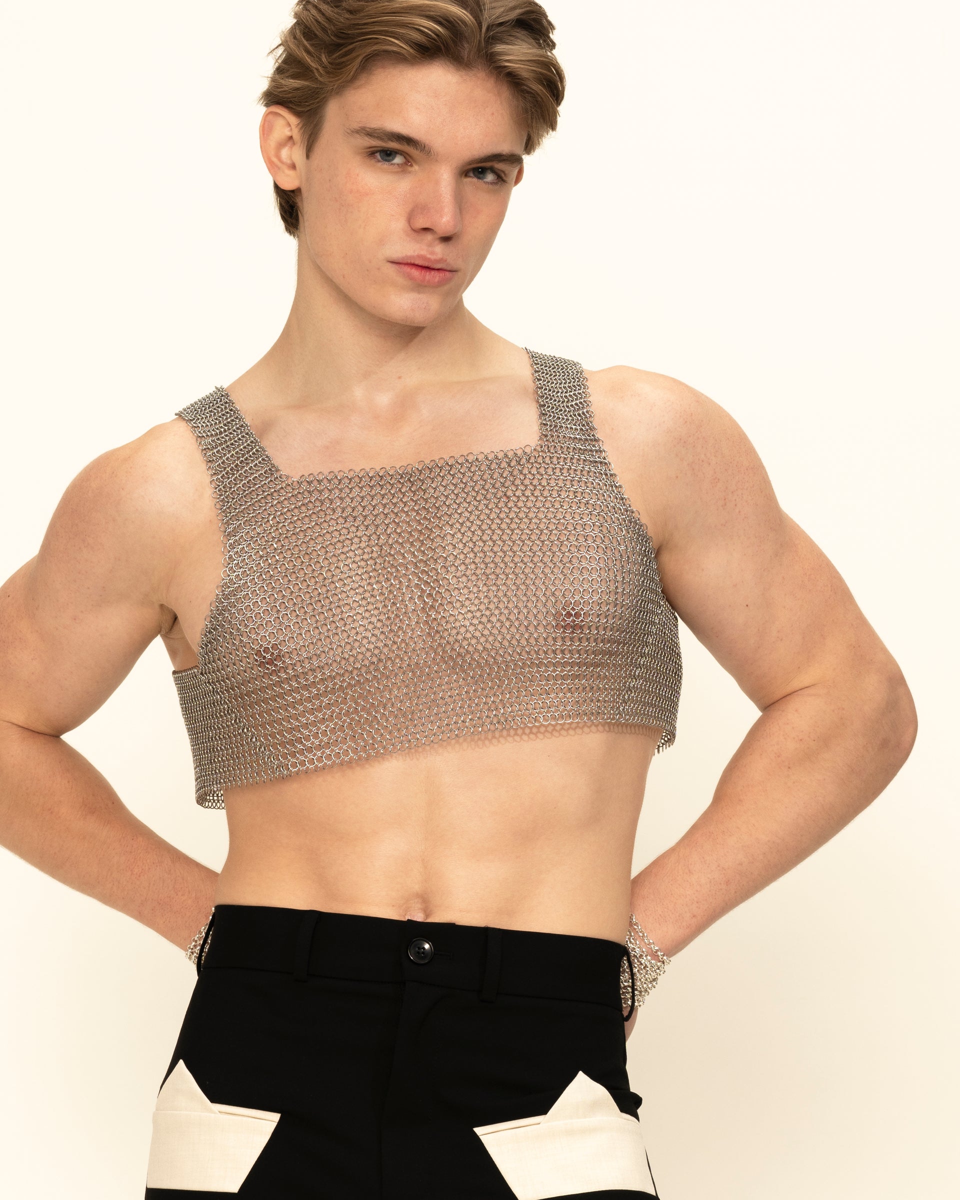 Chainmail Crop Top