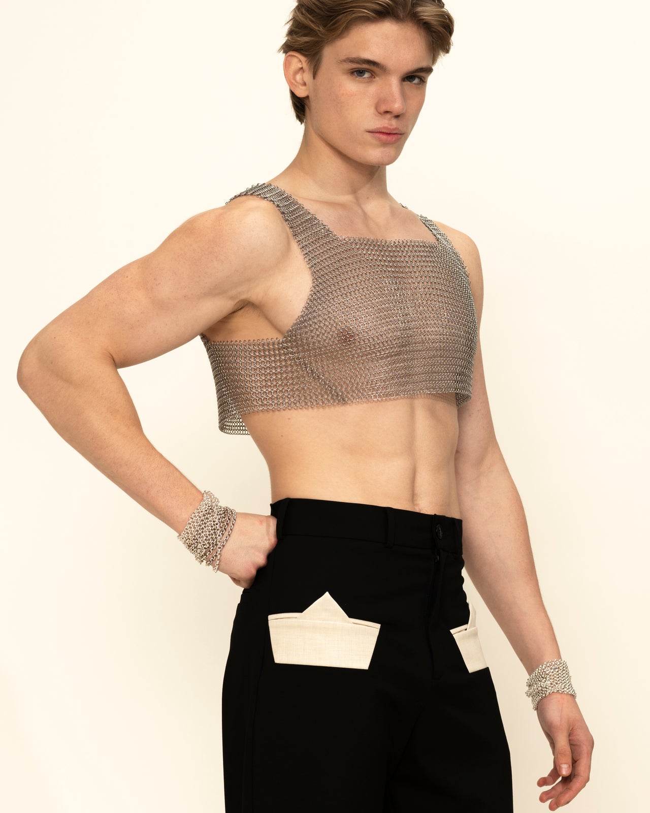 Chainmail Crop Top