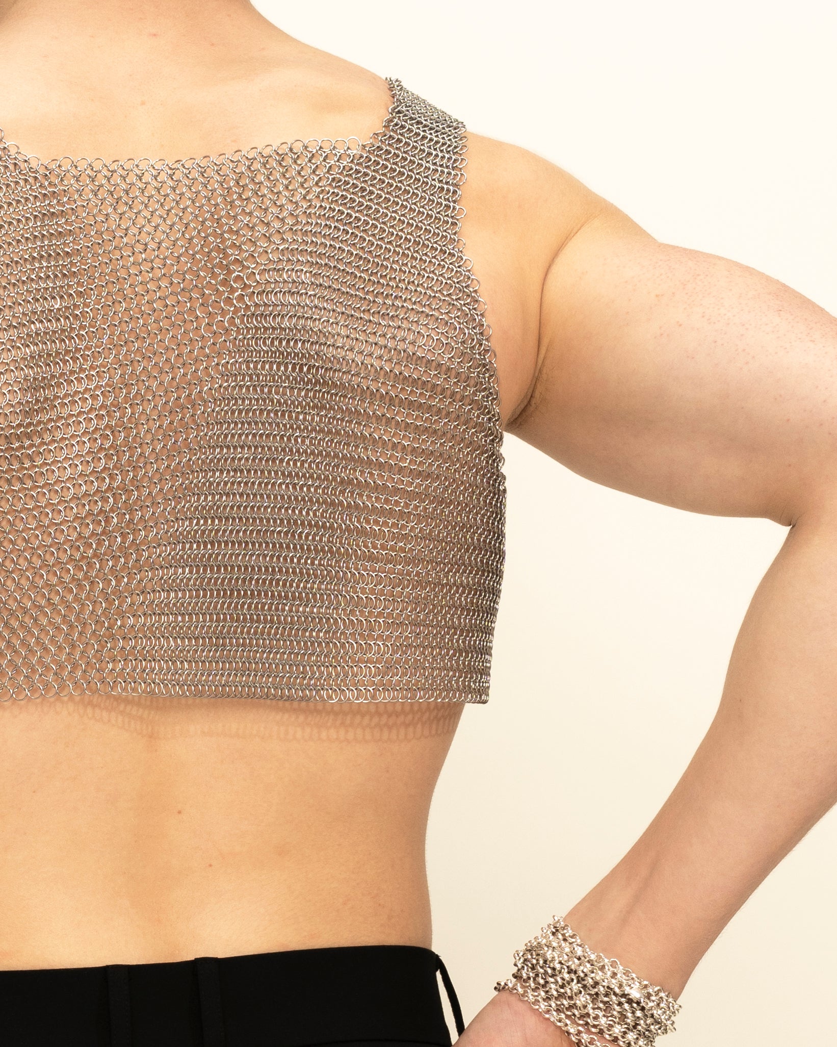 Chainmail Crop Top