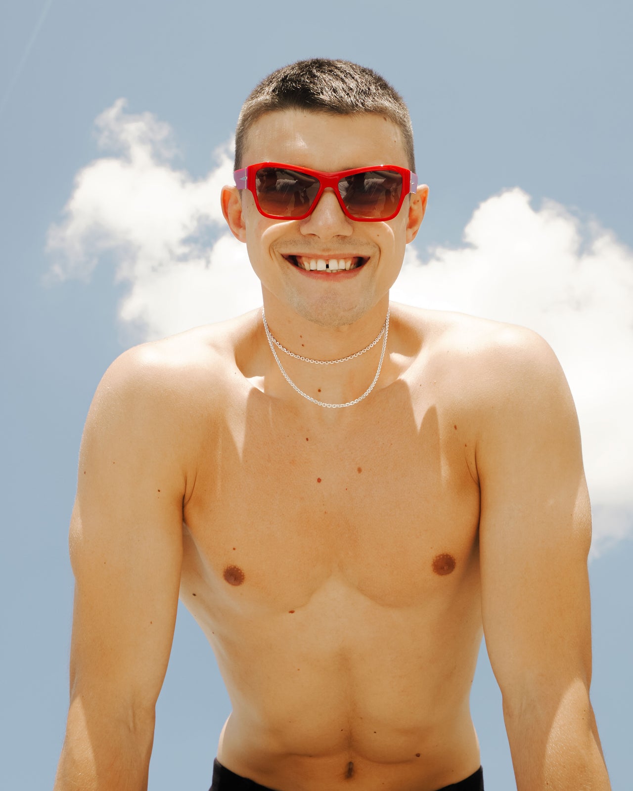 "Matador" Sunglasses Fakoshima x ChernimCherno (Bloody Gold)
