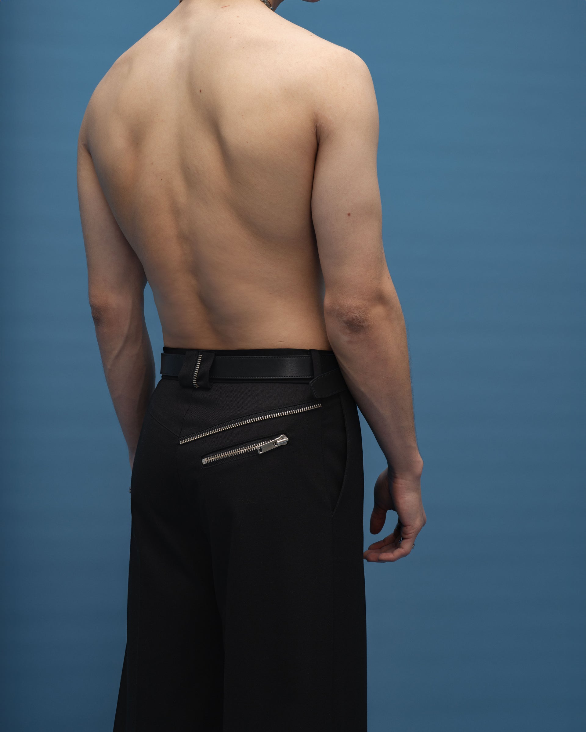 "Thunderbolt" Black Trousers