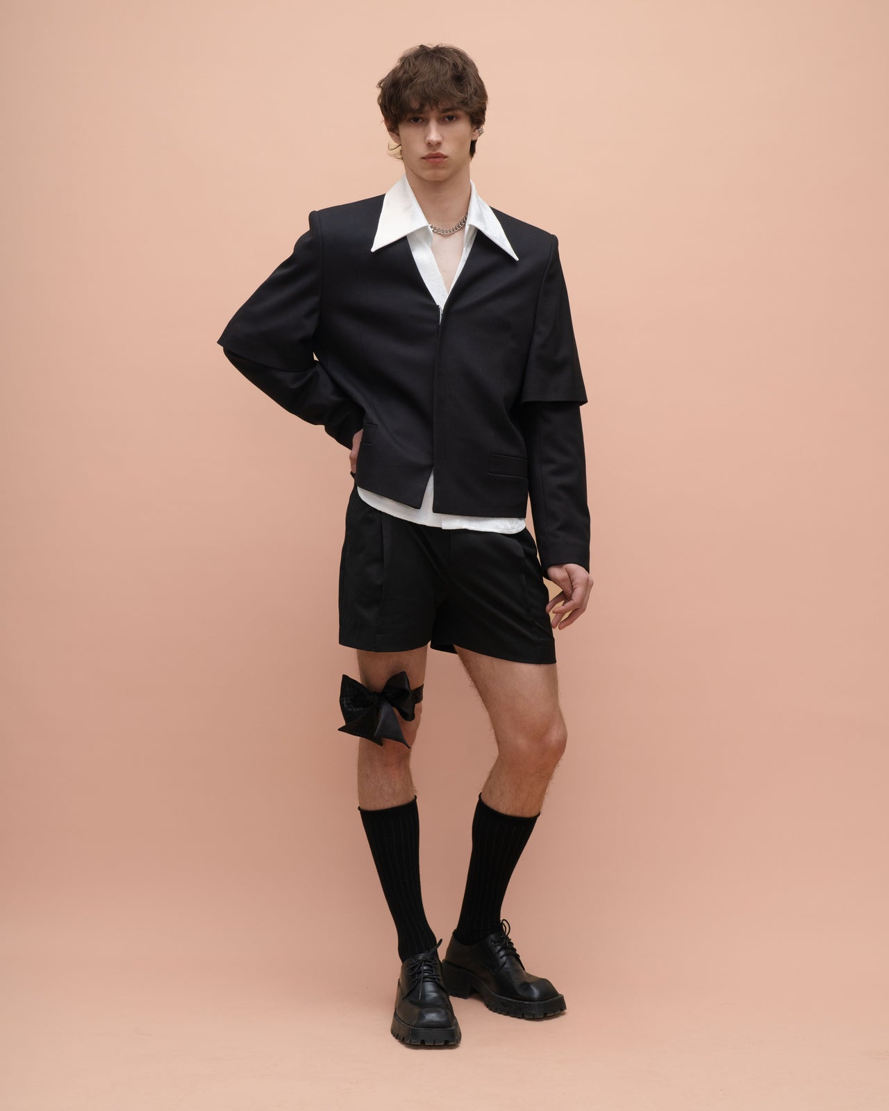 "Thunderbolt" Black Jacket