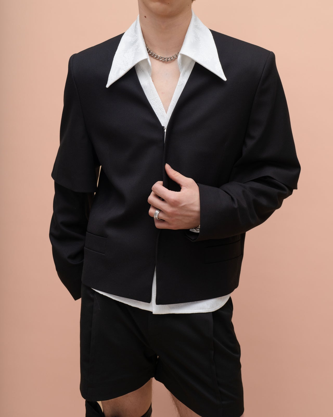 "Thunderbolt" Black Jacket