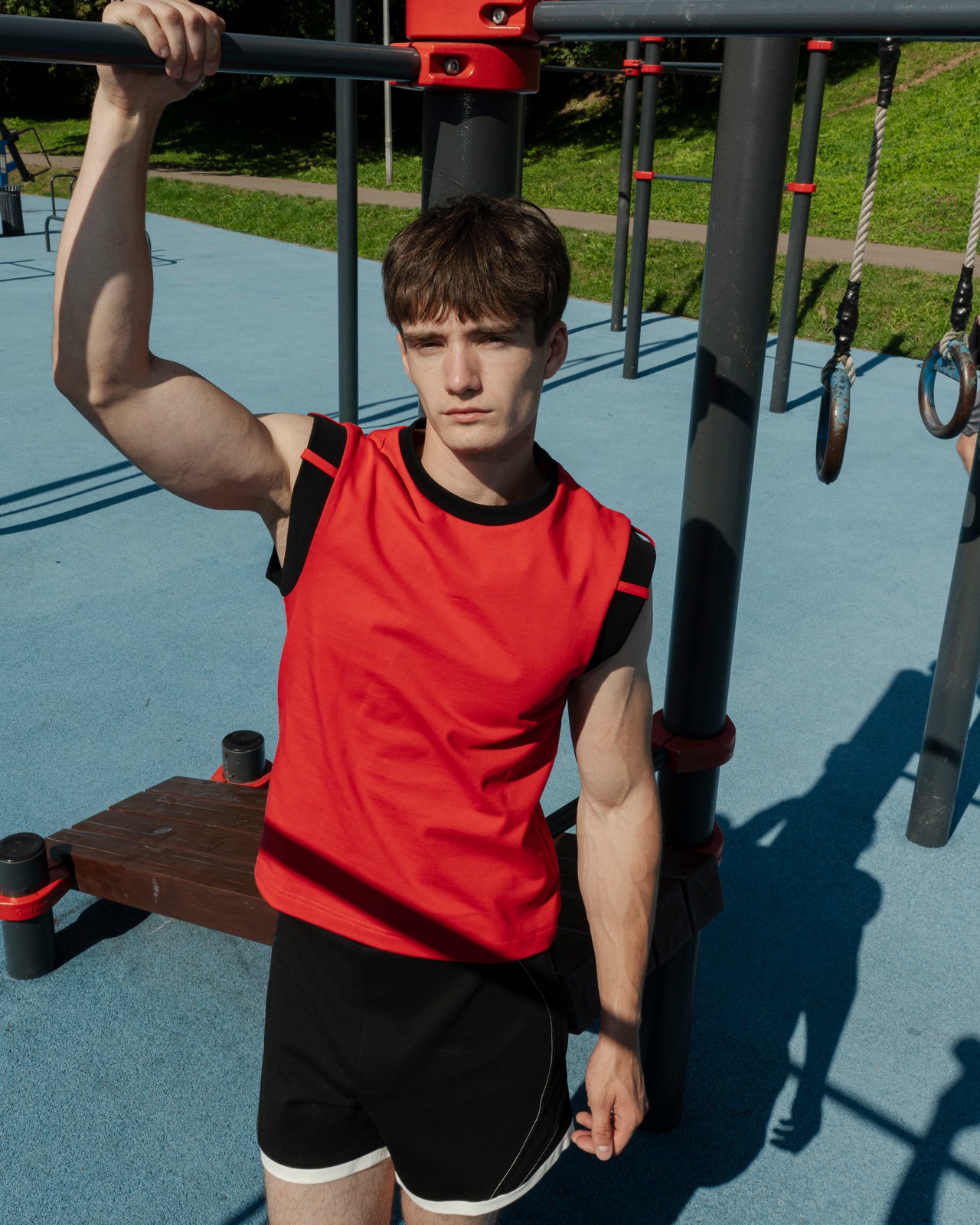 "Salvation" Red Tank Top