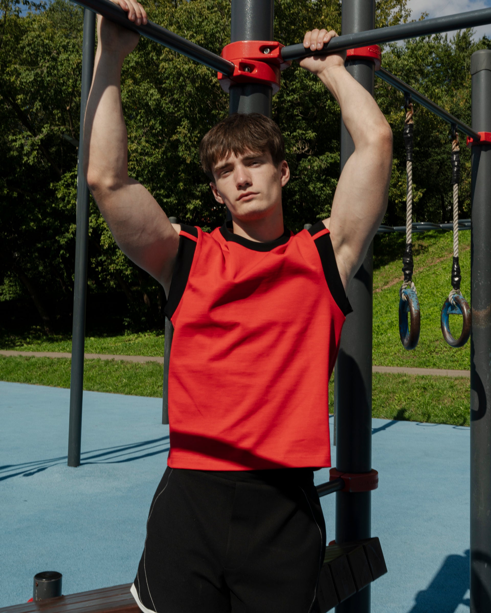 "Salvation" Red Tank Top
