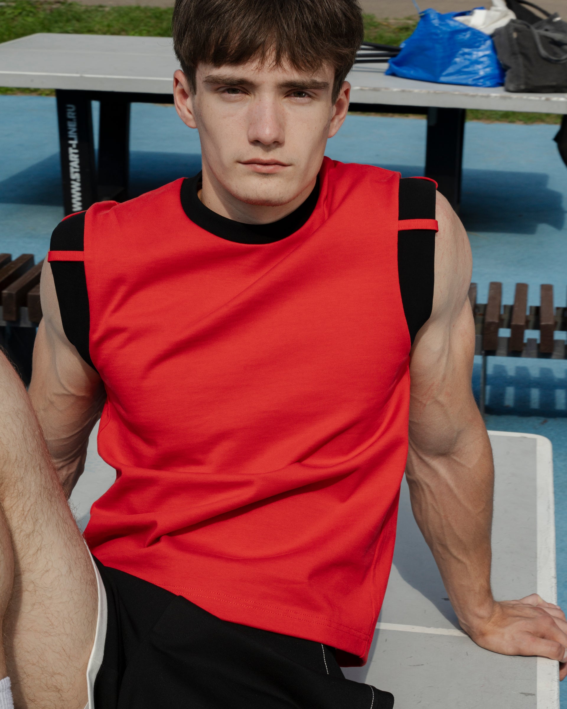 "Salvation" Red Tank Top