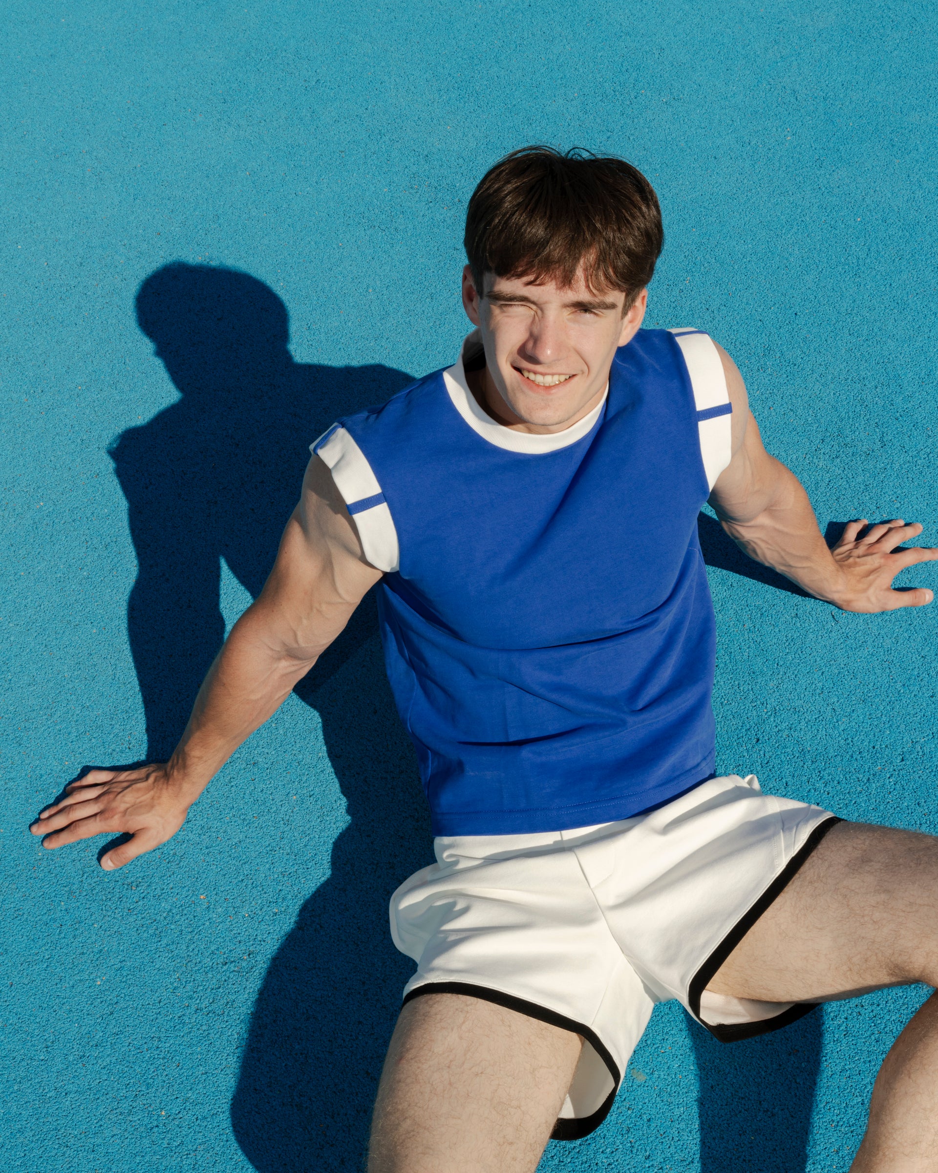 "Salvation" Blue Tank Top