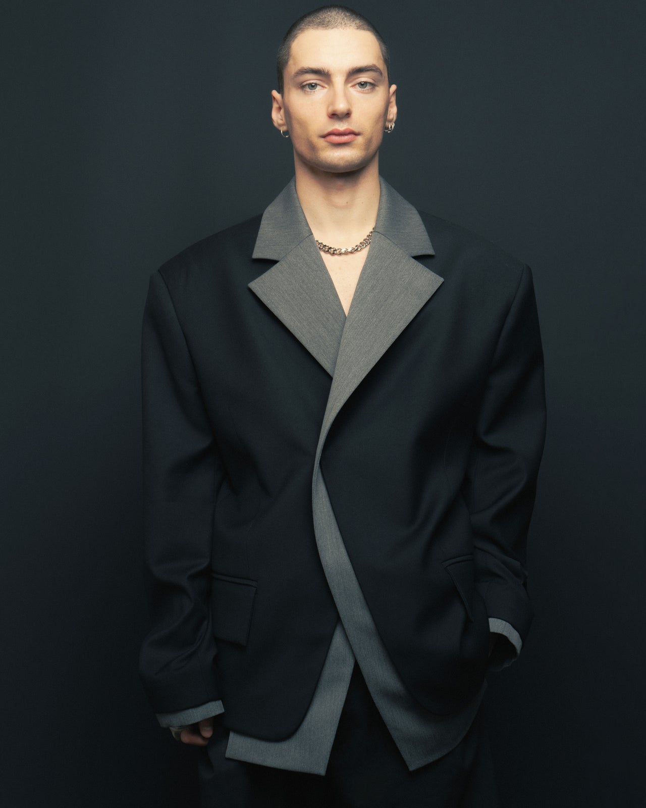 Black and Grey Double Jacket