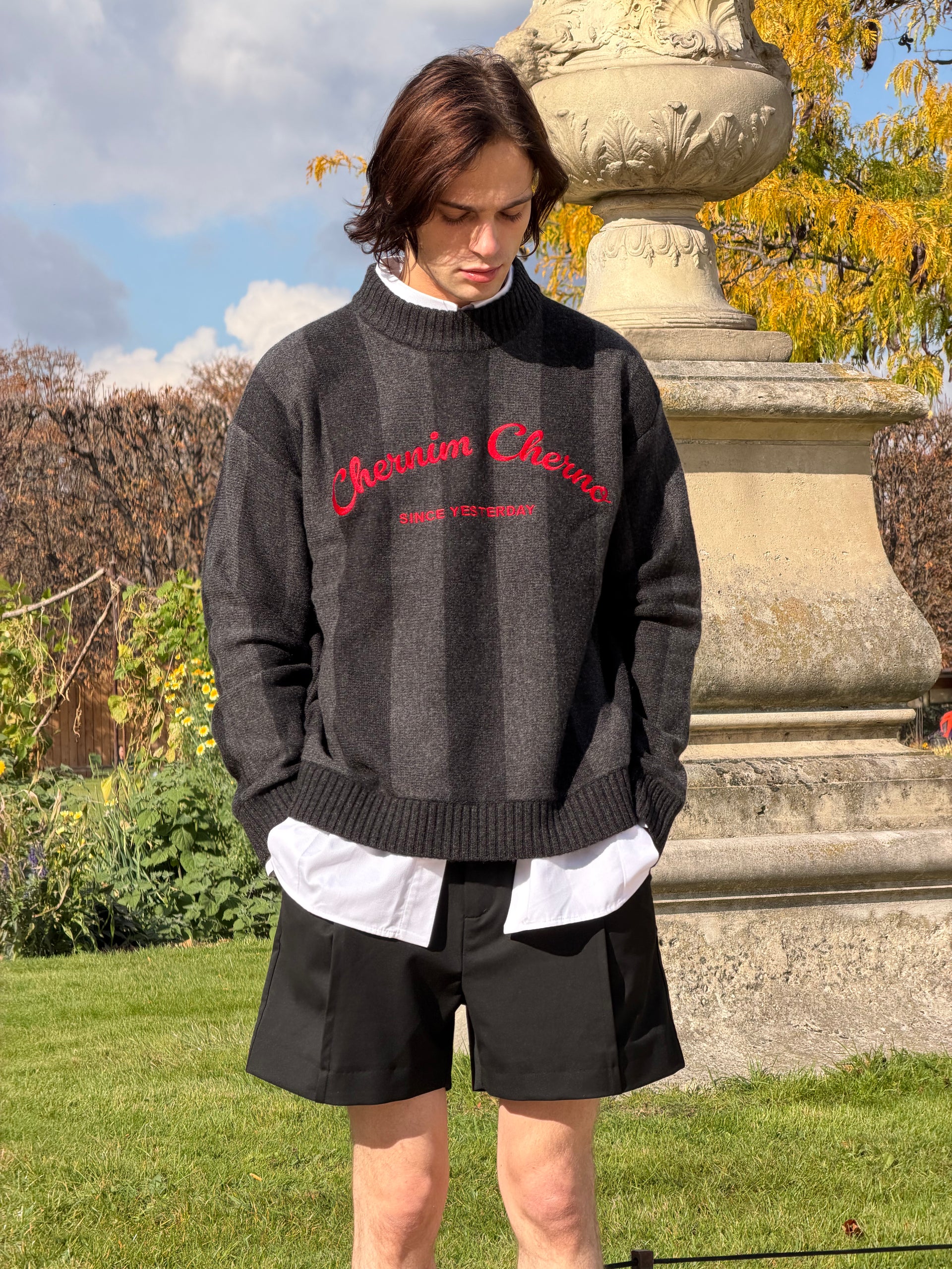 "Amalfi" Black Sweater