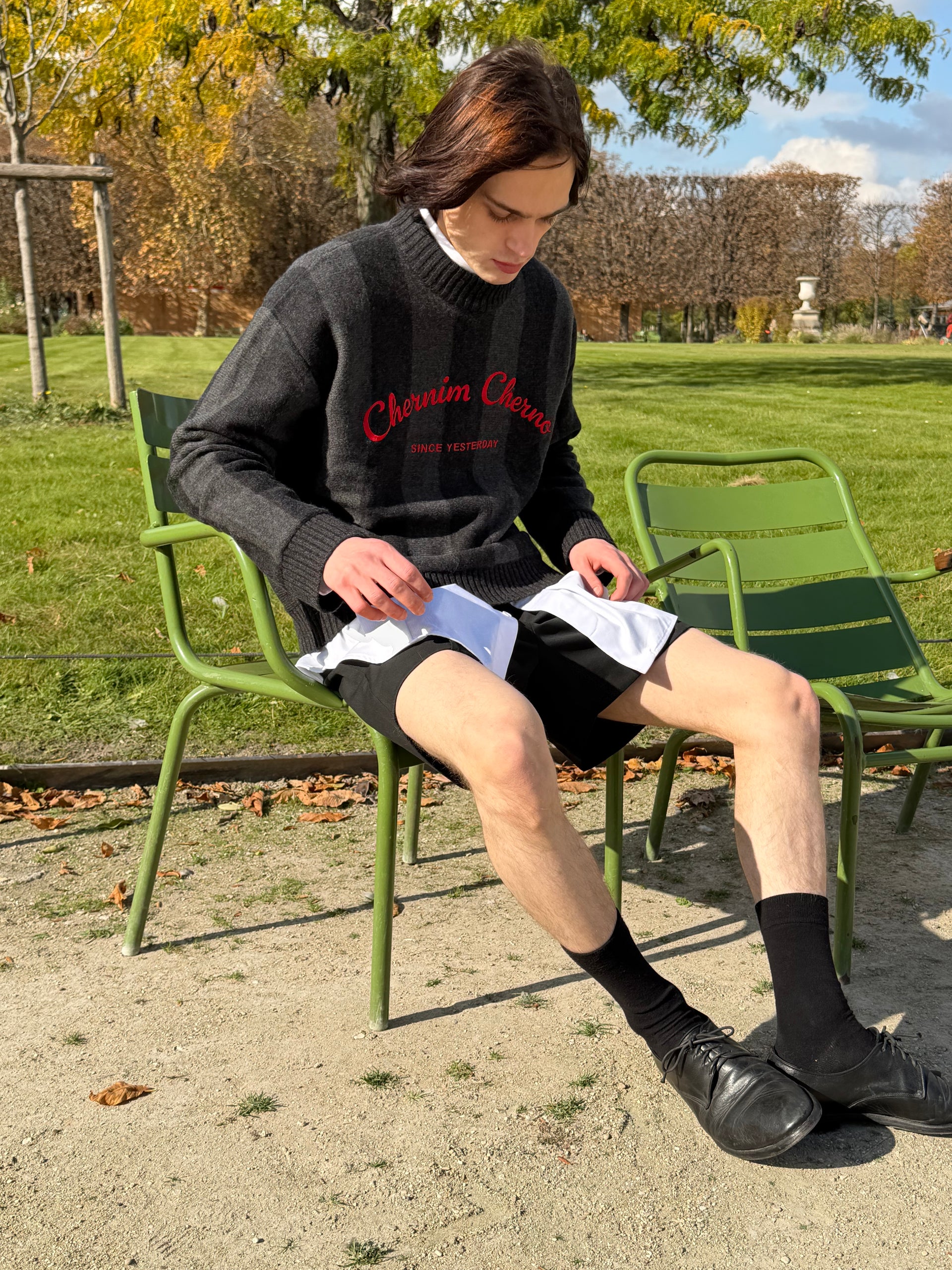 "Amalfi" Black Sweater