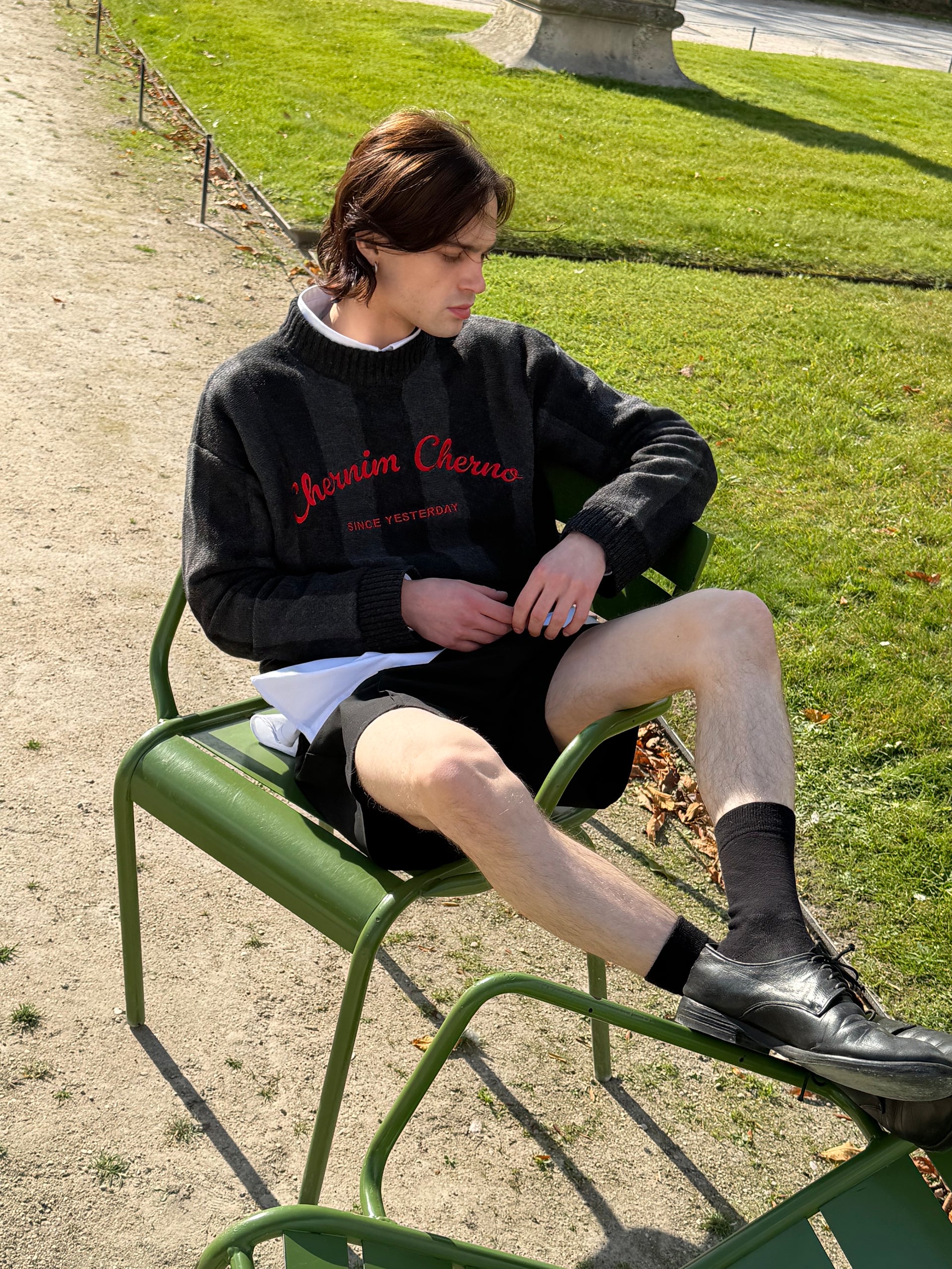 "Amalfi" Black Sweater