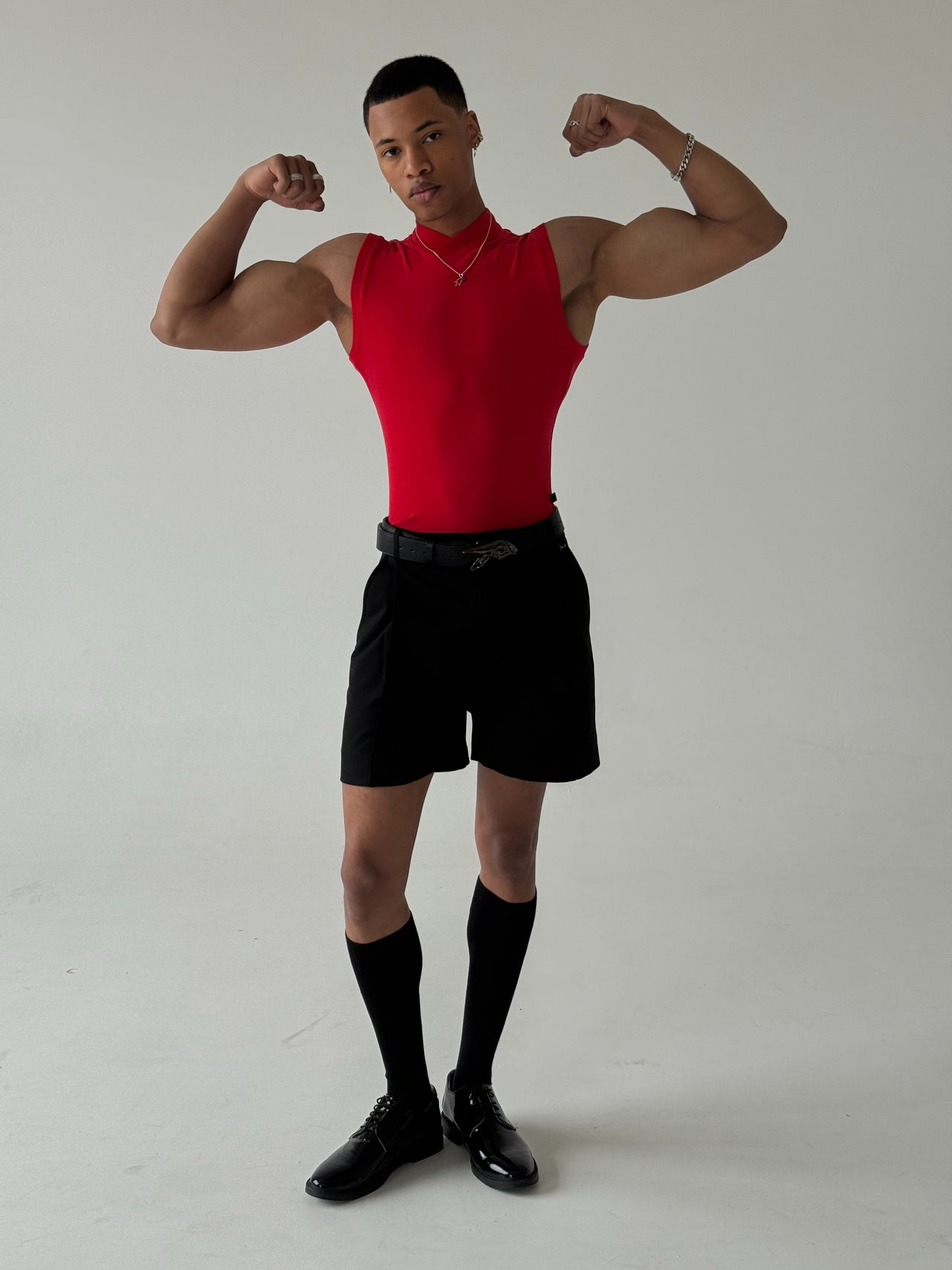 "Crossroad" Red Tank Top