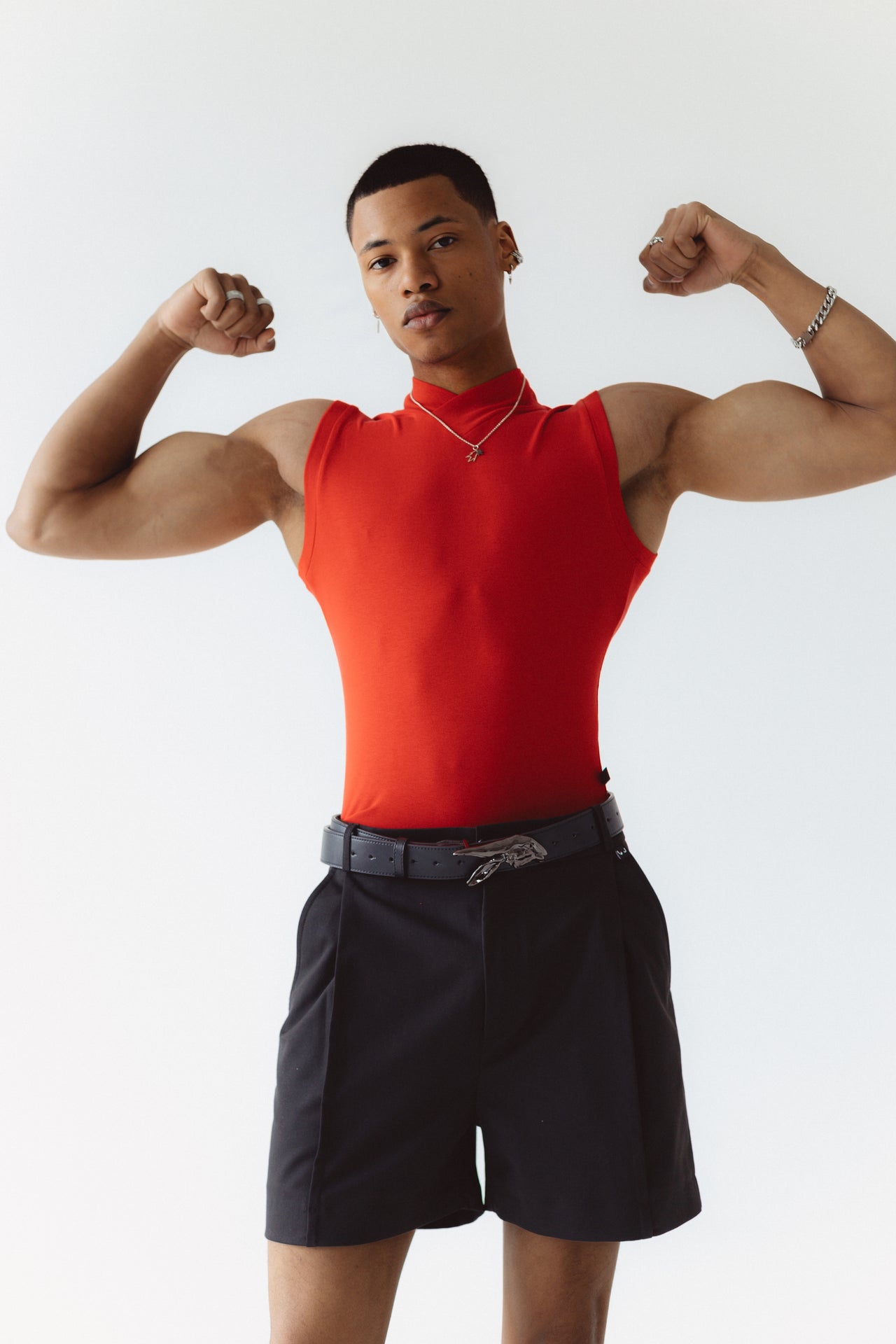 "Crossroad" Red Tank Top