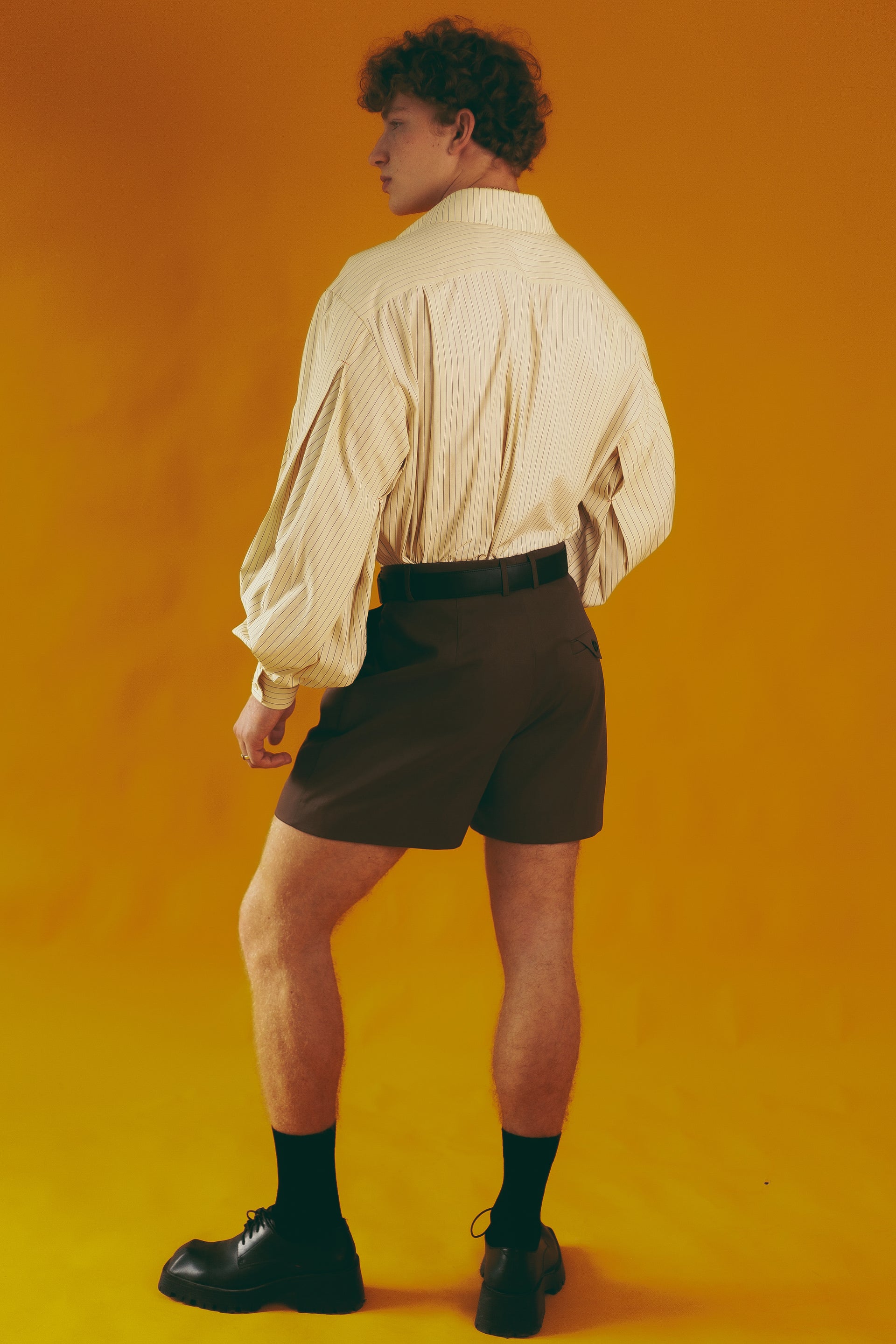 "Swan" Beige Shirt