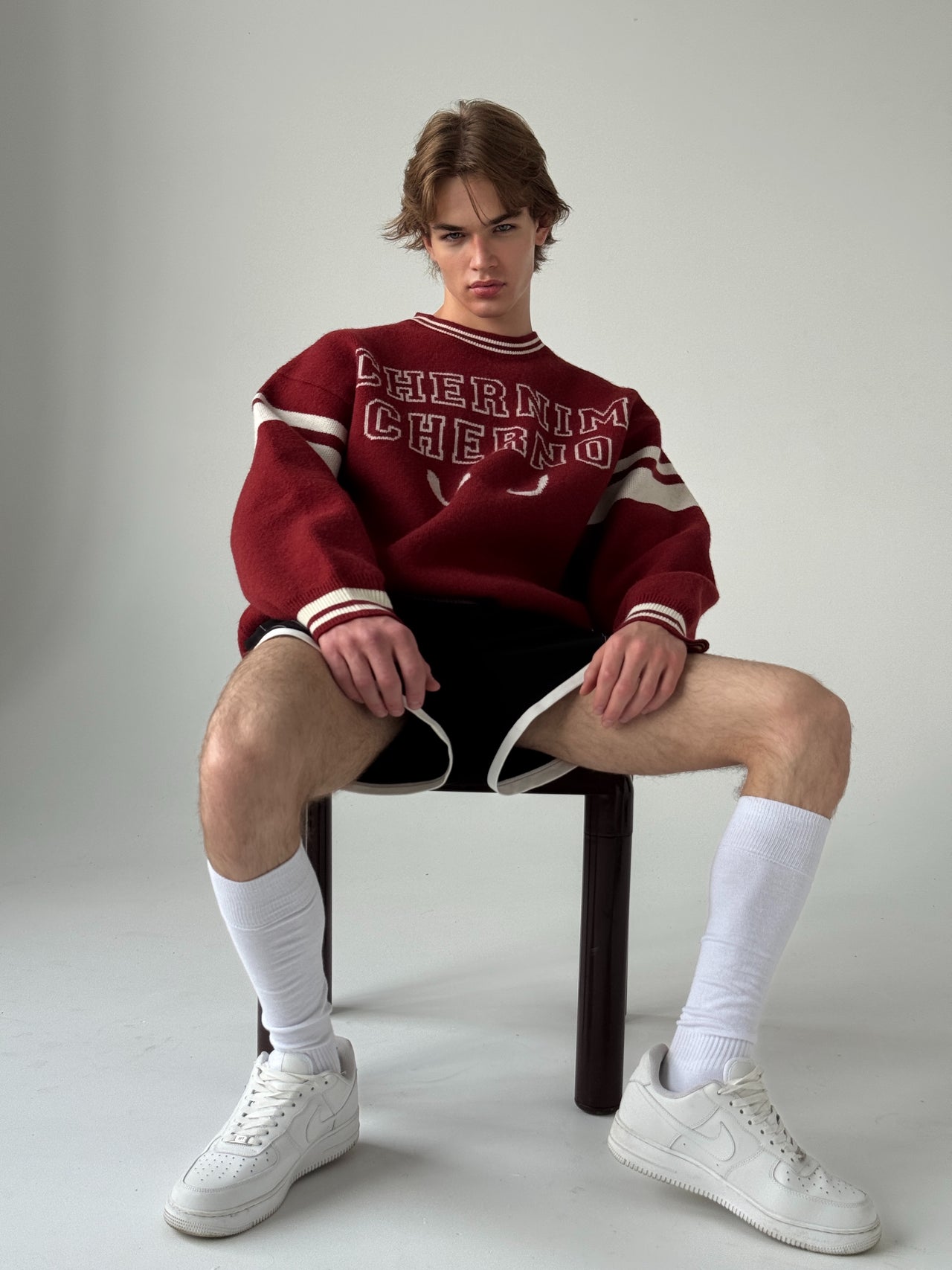 "Forward" Red Sweater
