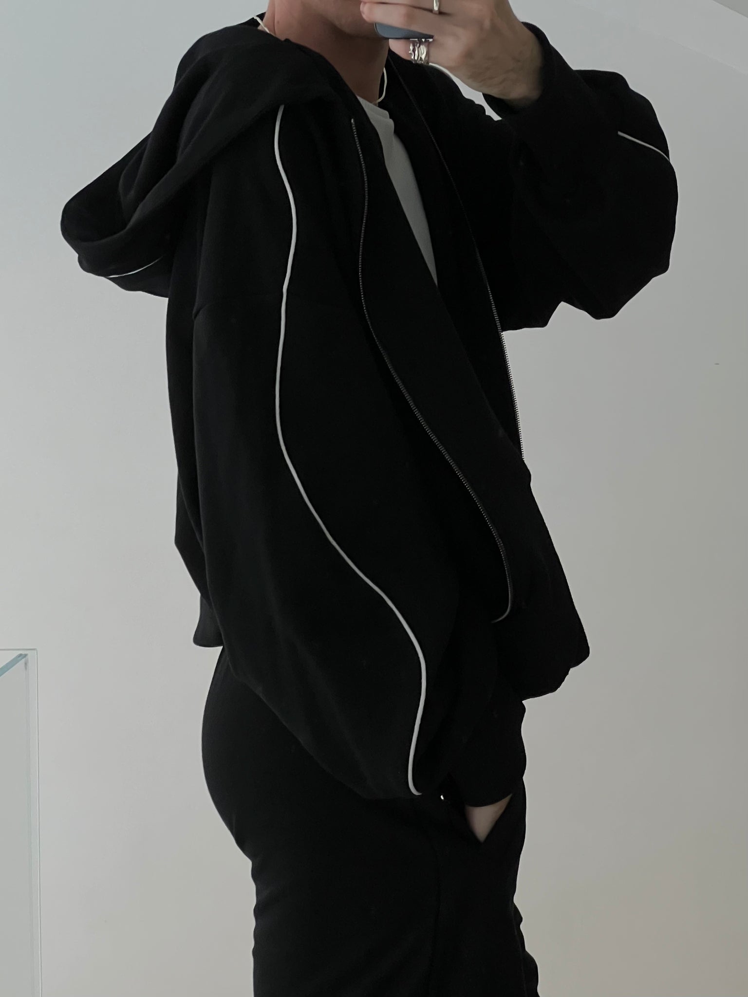 "Sketch" Black Hoodie