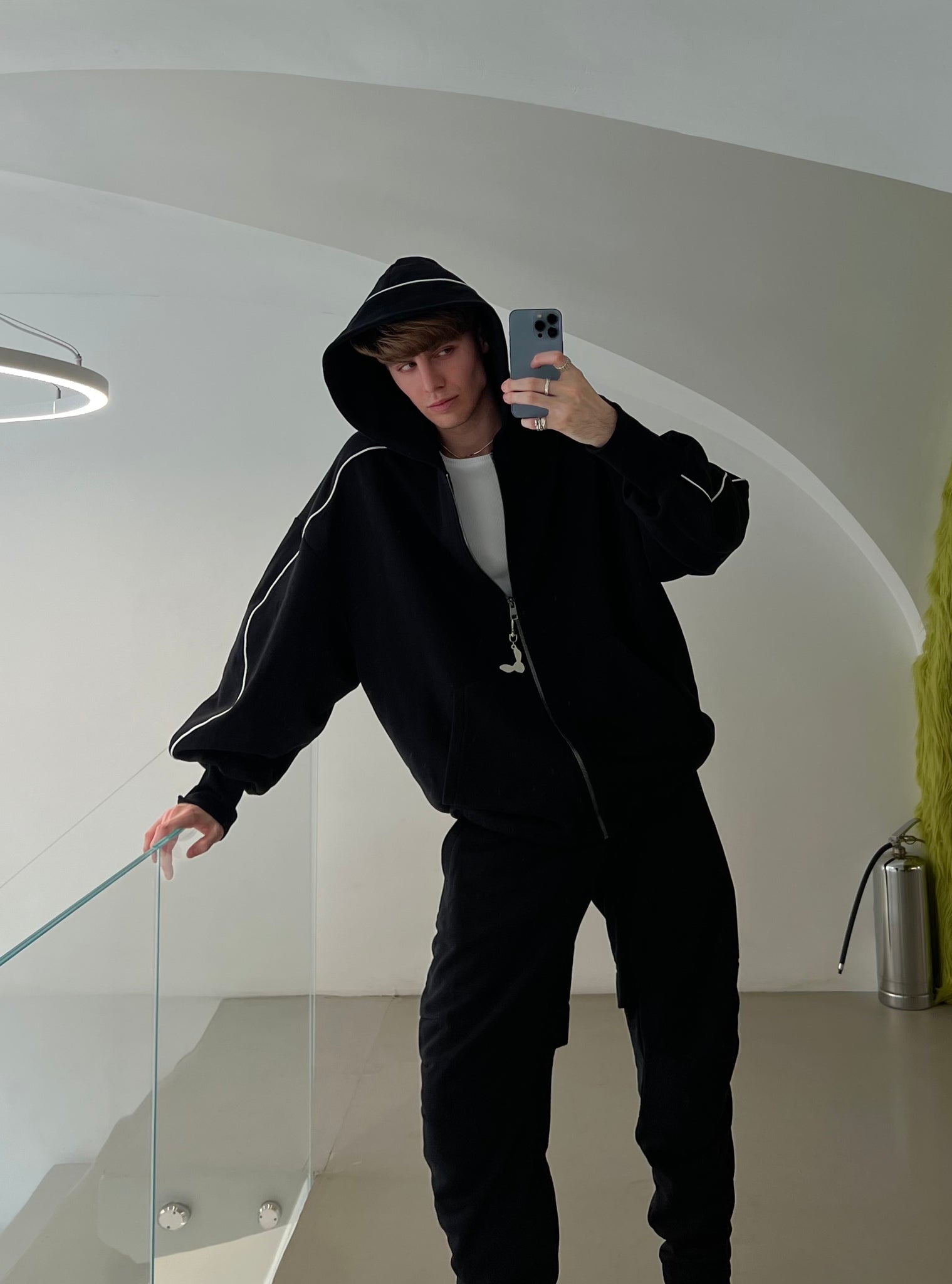 "Sketch" Black Hoodie