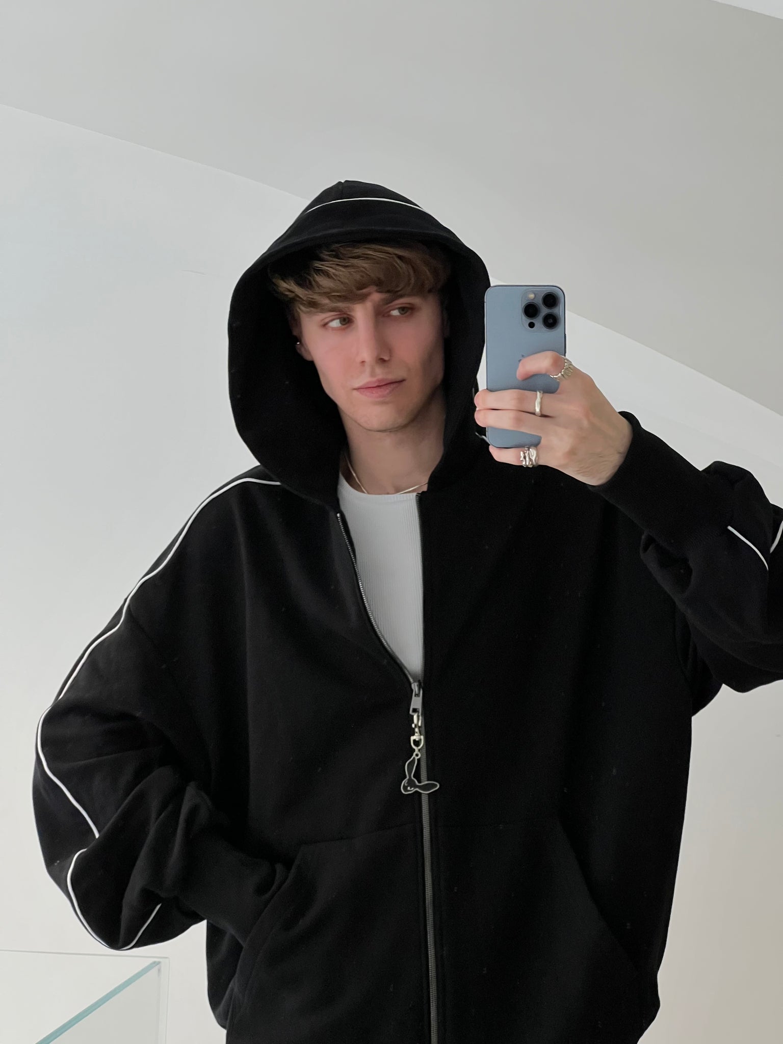 "Sketch" Black Hoodie