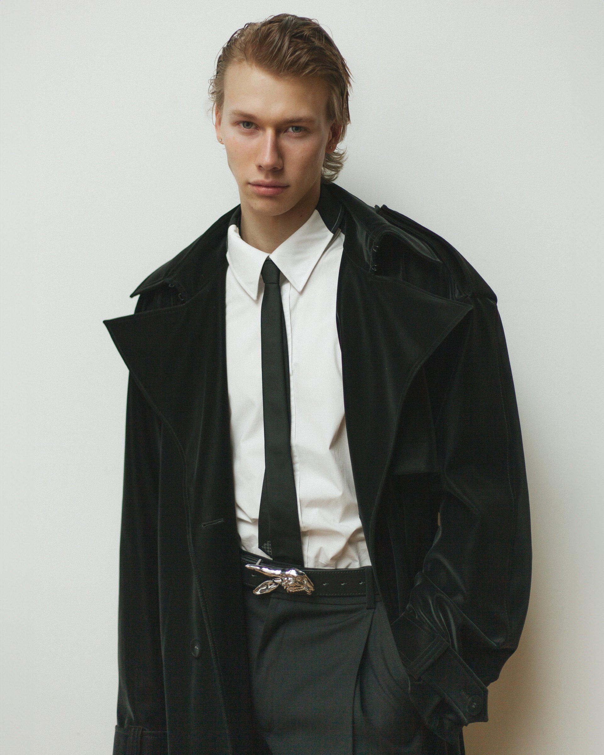 "Trinity" Black Trench Coat