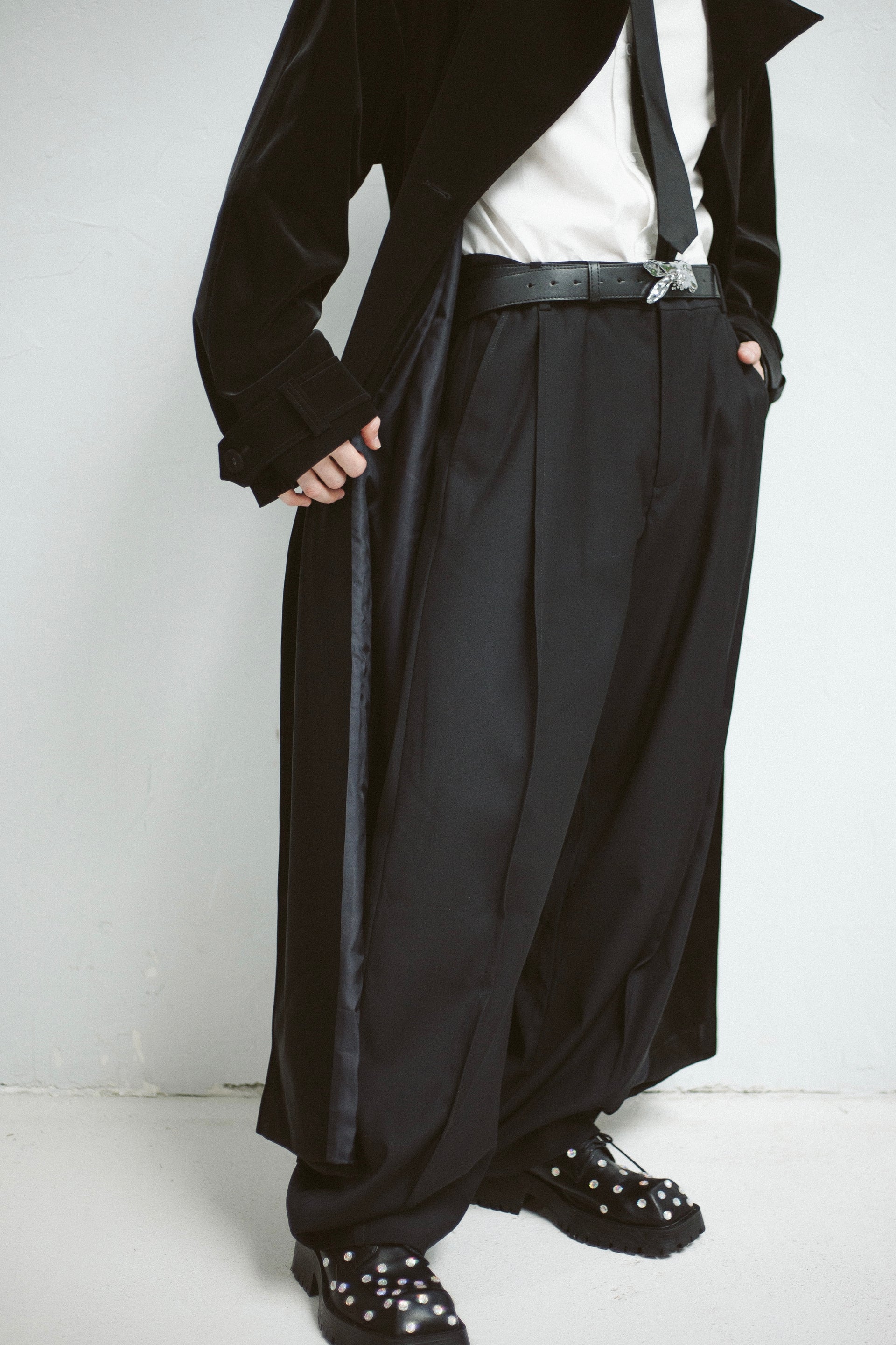"Trinity" Black Trench Coat