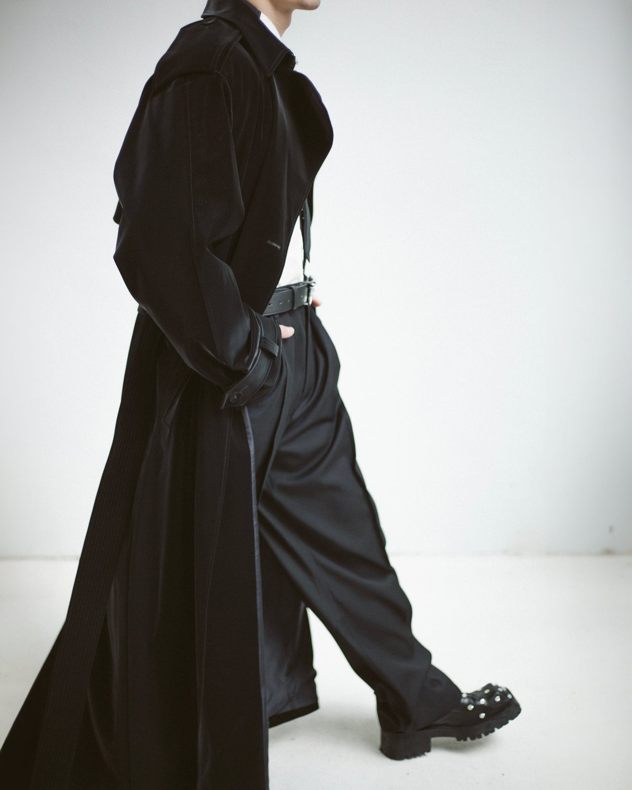 "Trinity" Black Trench Coat