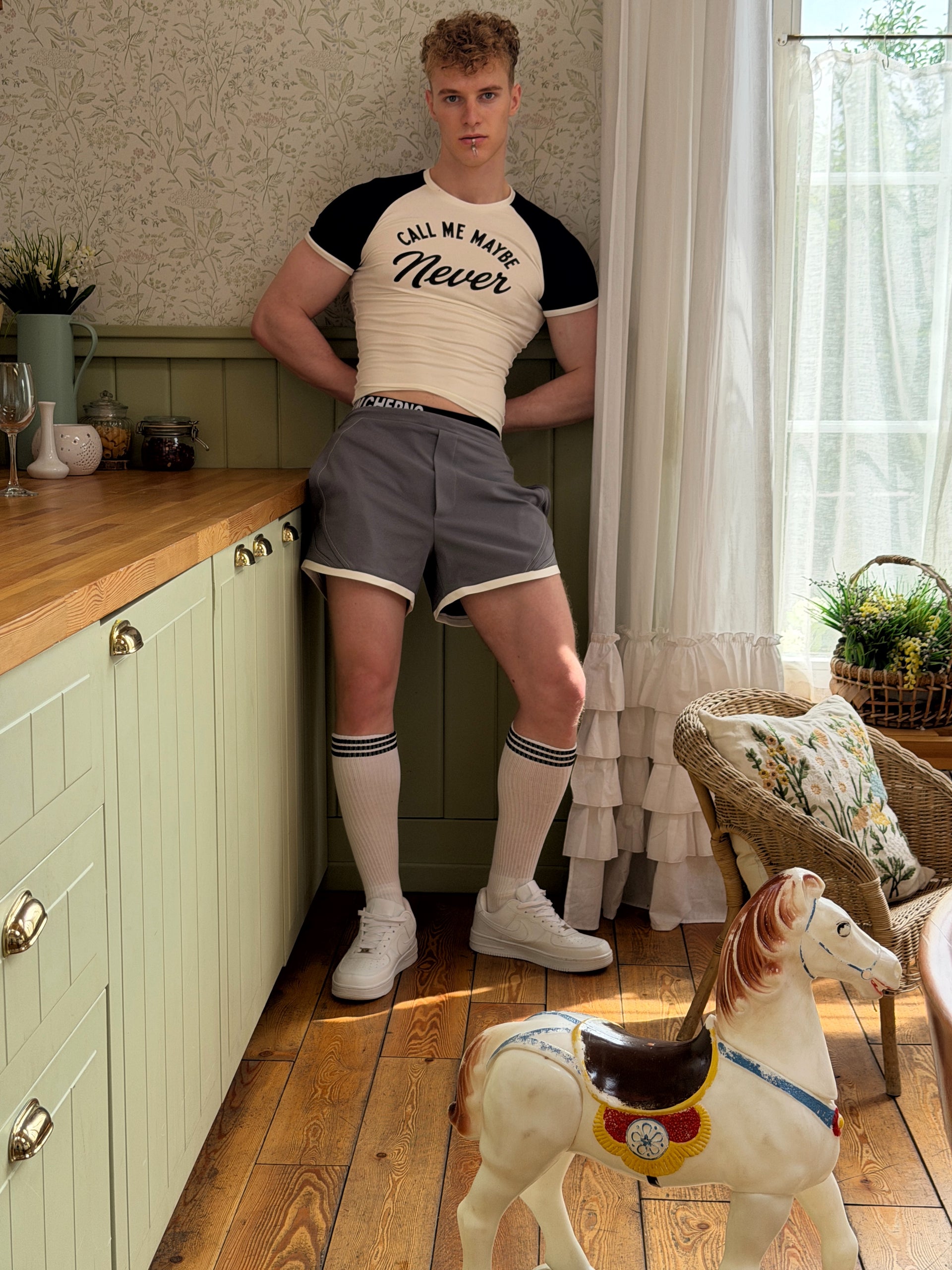 "Call me maybe never" White T-Shirt