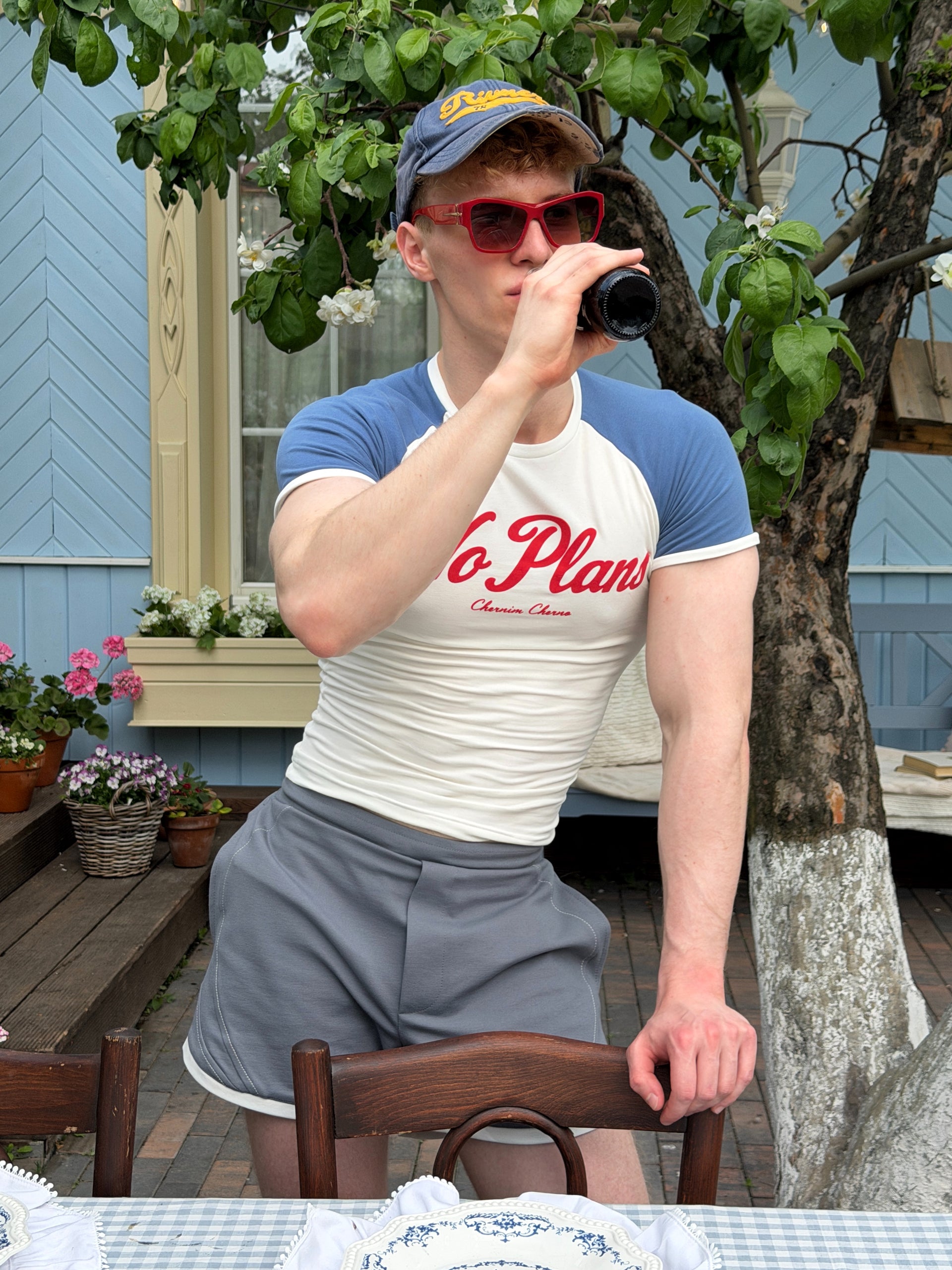 "No plans" White T-Shirt