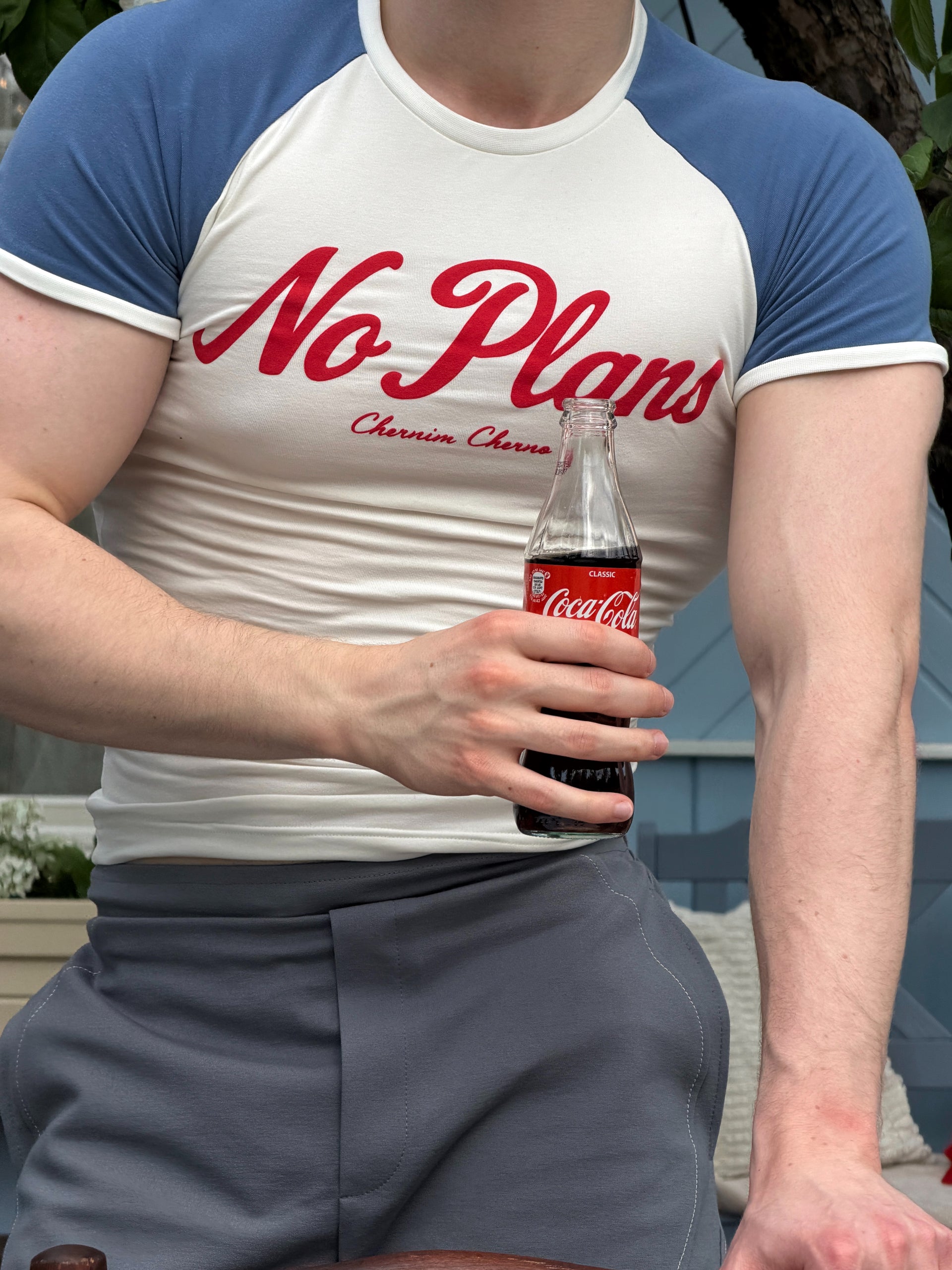 "No plans" White T-Shirt