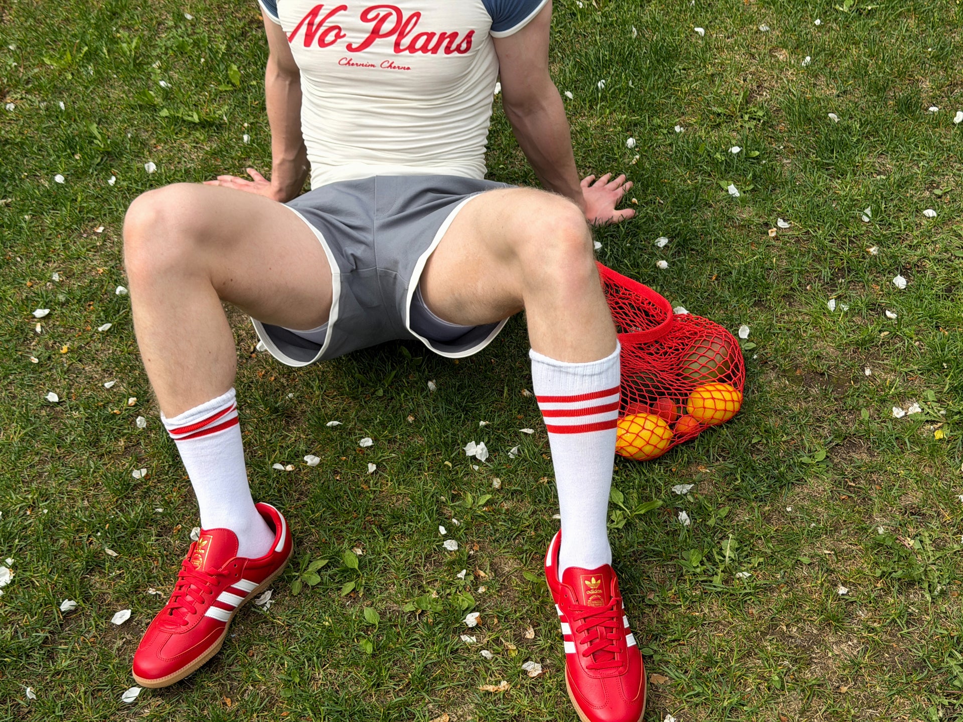 "No plans" White T-Shirt