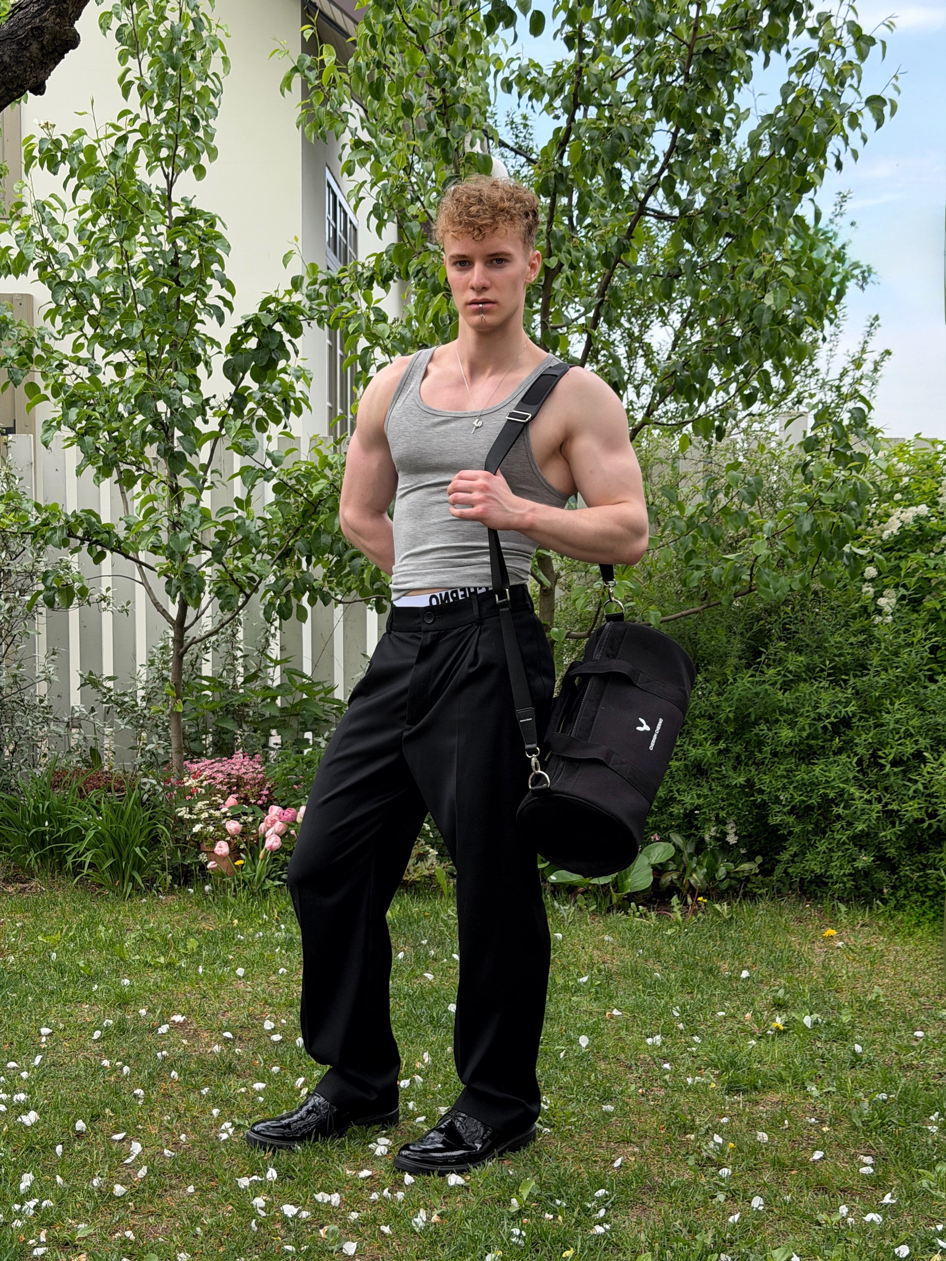 "Summer" Grey Tank Top